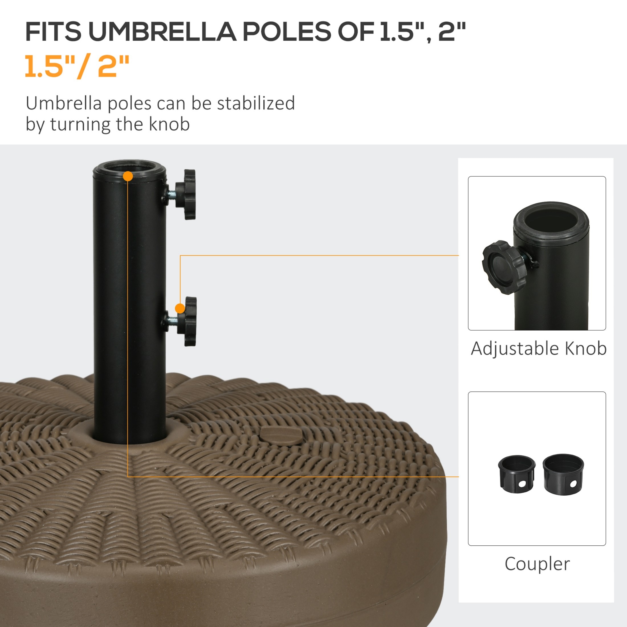 ToolCat LS1-77-HWP Umbrella-Bases - View #2