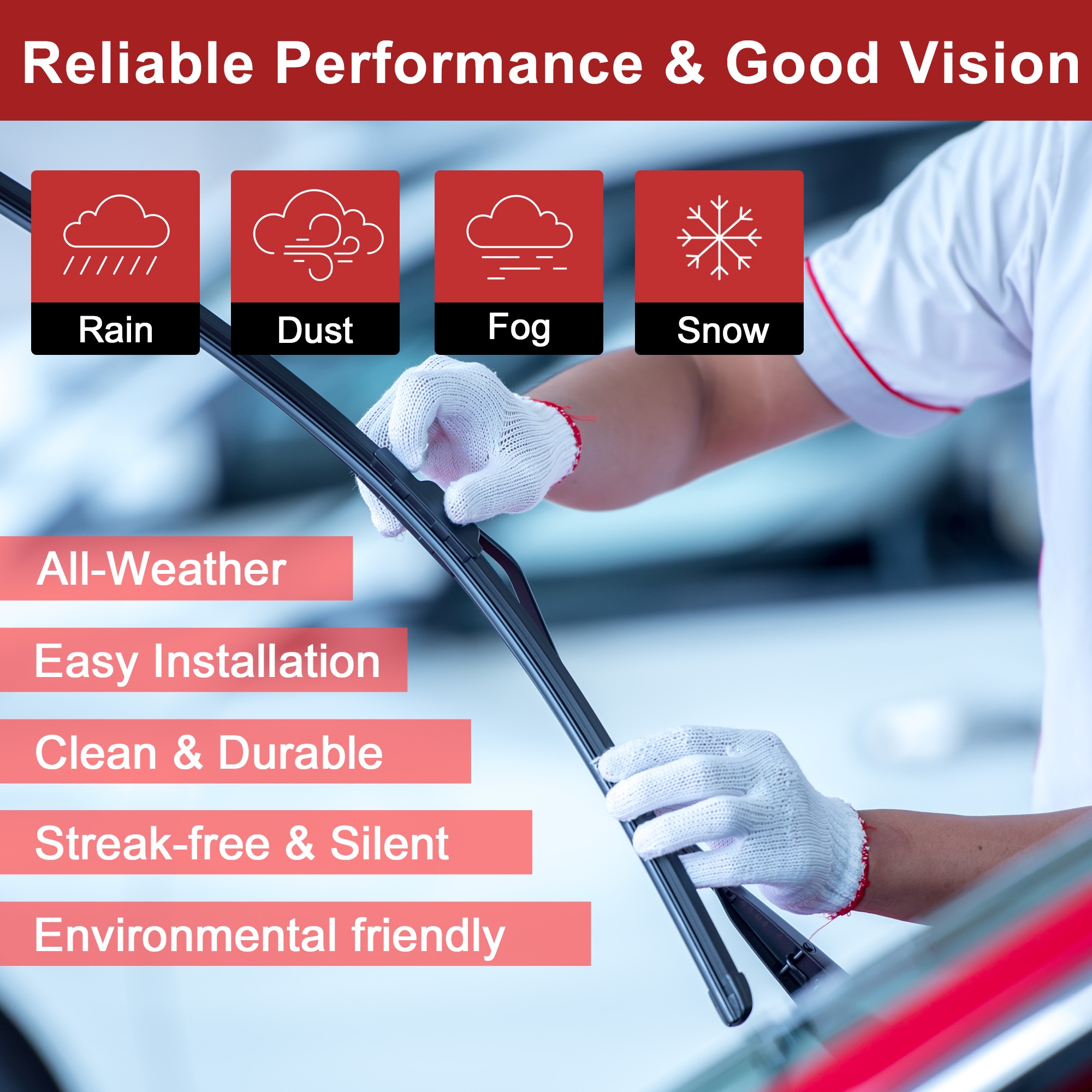 Unique Bargains S26010400UX5398 Wiper-Blades - View #2