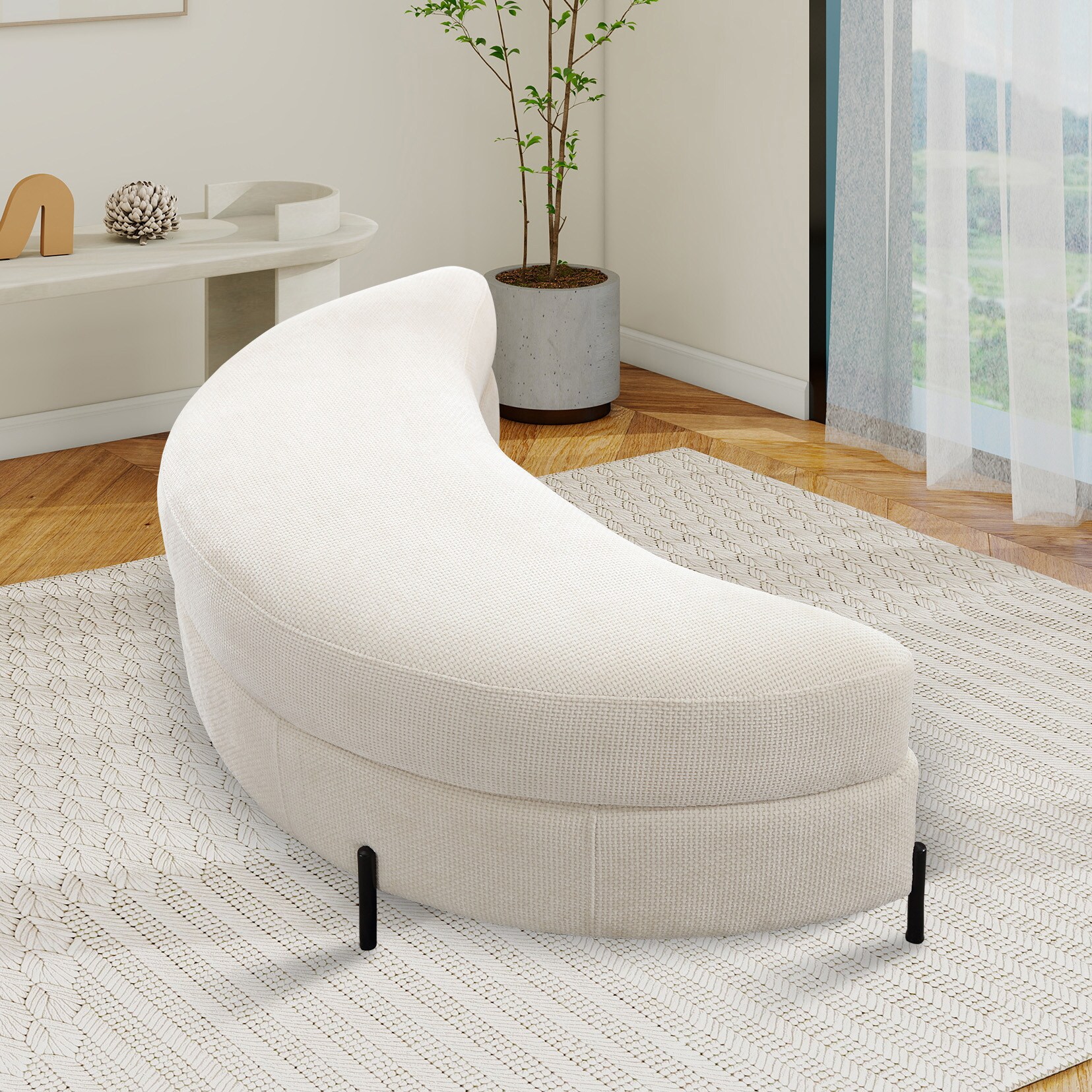 Hrinhom HC-W4004-BEIGE Indoor-Ottomans - View #6