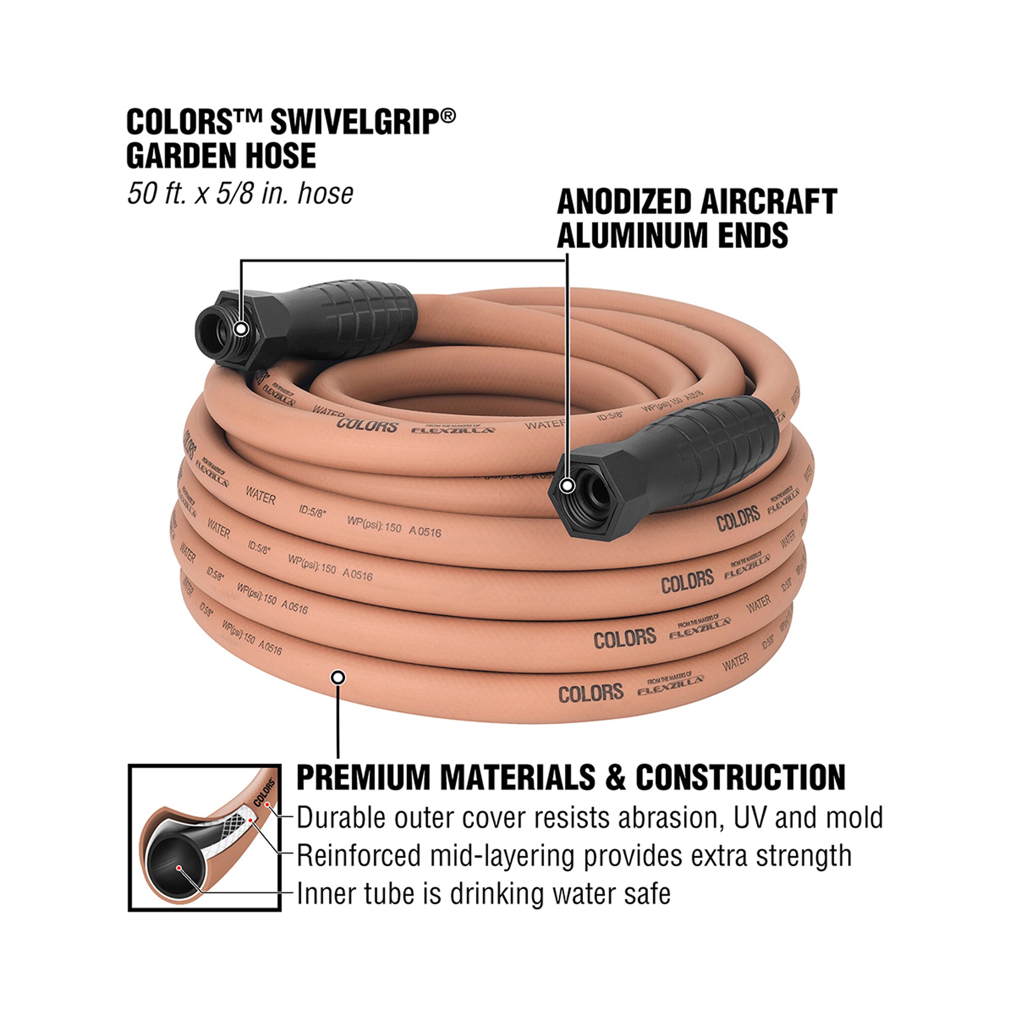 Flexzilla HFZC550TCS Water-Hoses - View #2