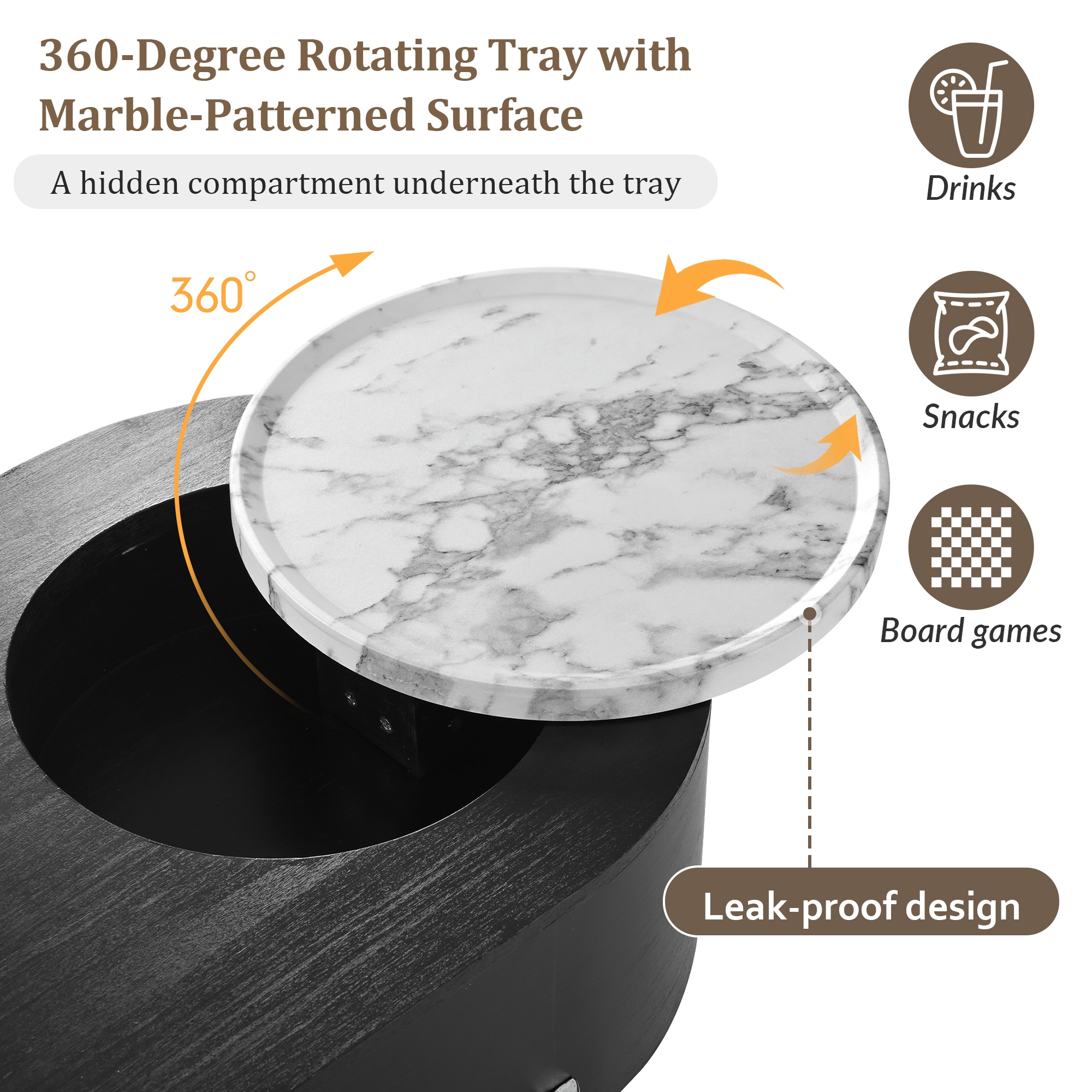 ModernLuxe L3P-N724P228920B Coffee-Tables - View #4