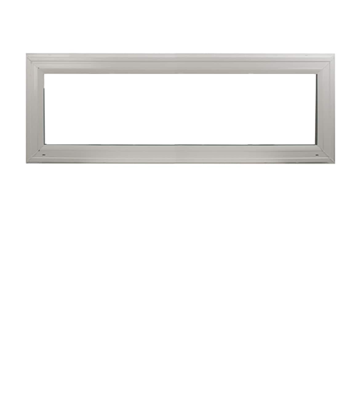 Heritage HPW4812G7DP66JTC1/1 Transom Window White 48-in x 12-in TEMPERED GLASS Double Pane G7 DP Rating 50 W1H1 Standard Glass Clear
