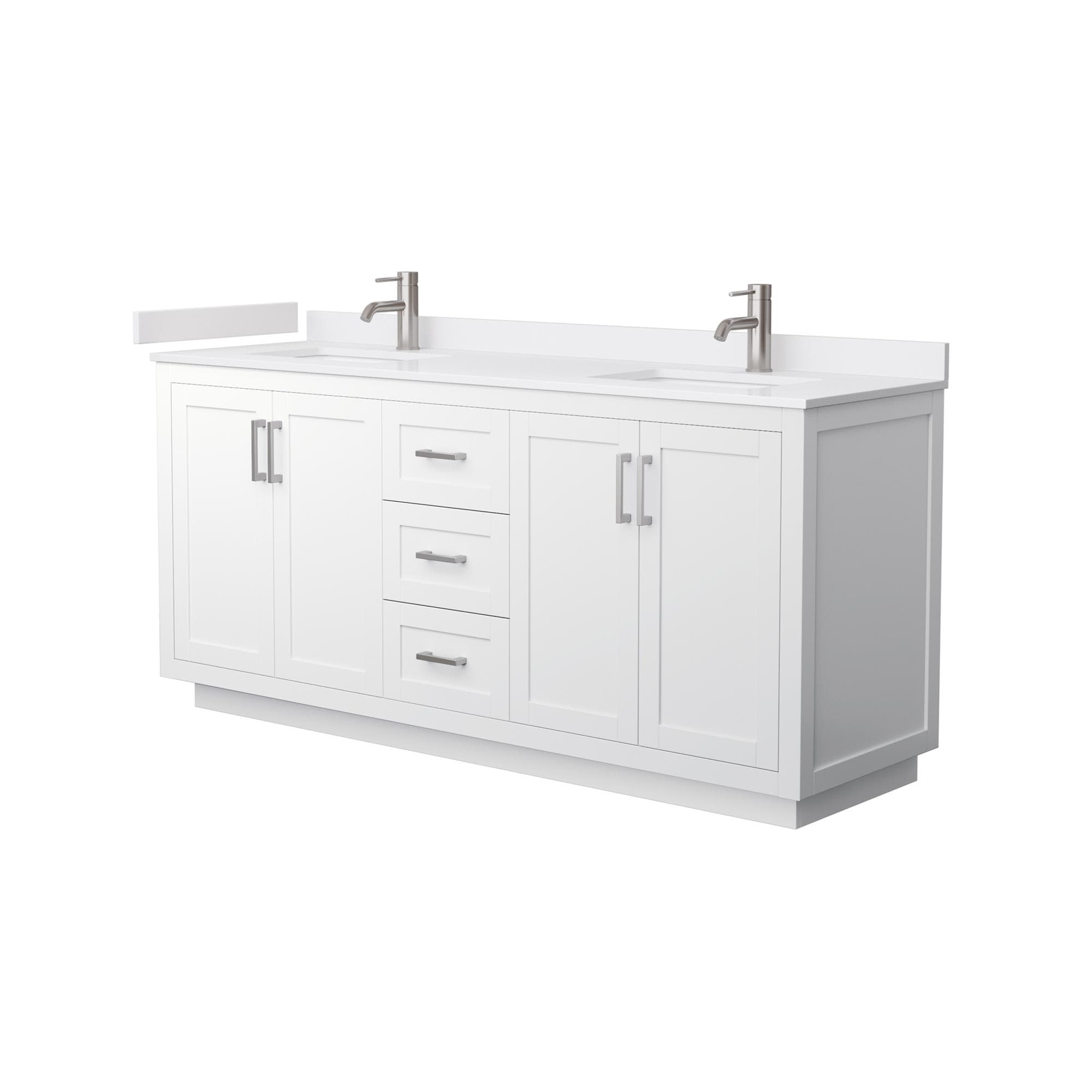 Wyndham Collection WCF292972DWHWCUNSMXX Bath-Vanity-Combo - View #2