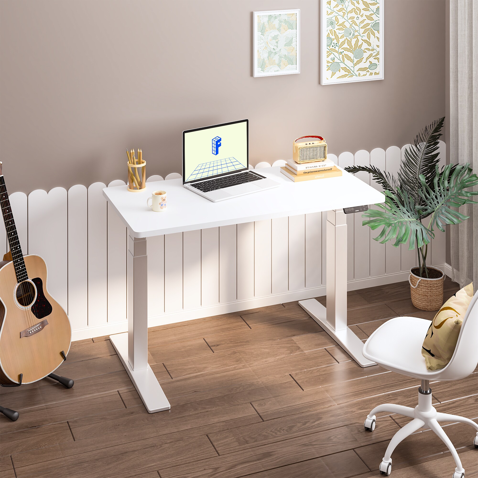 FlexiSpot E7WCOM4824-W desks - View #6
