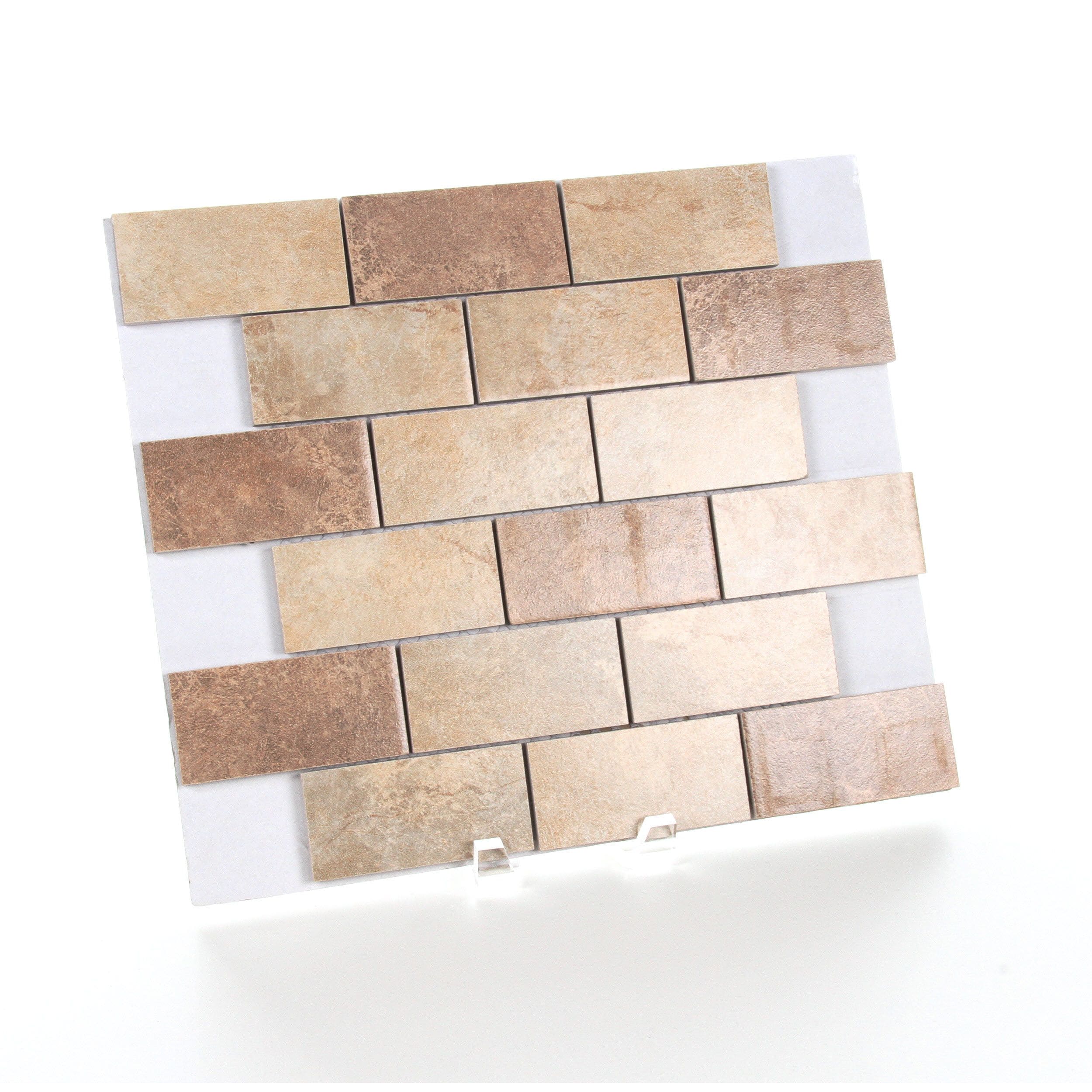 TCM Compatible Bricks Tan 2 x 2  Flat Smooth Finishing Tile 100 Pieces QTY