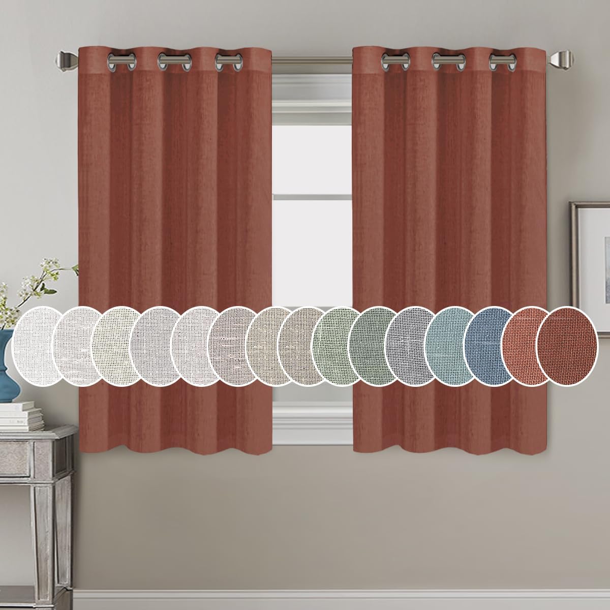 H.Versailtex RINGDM5272CLOUDBLUE curtains - View #4