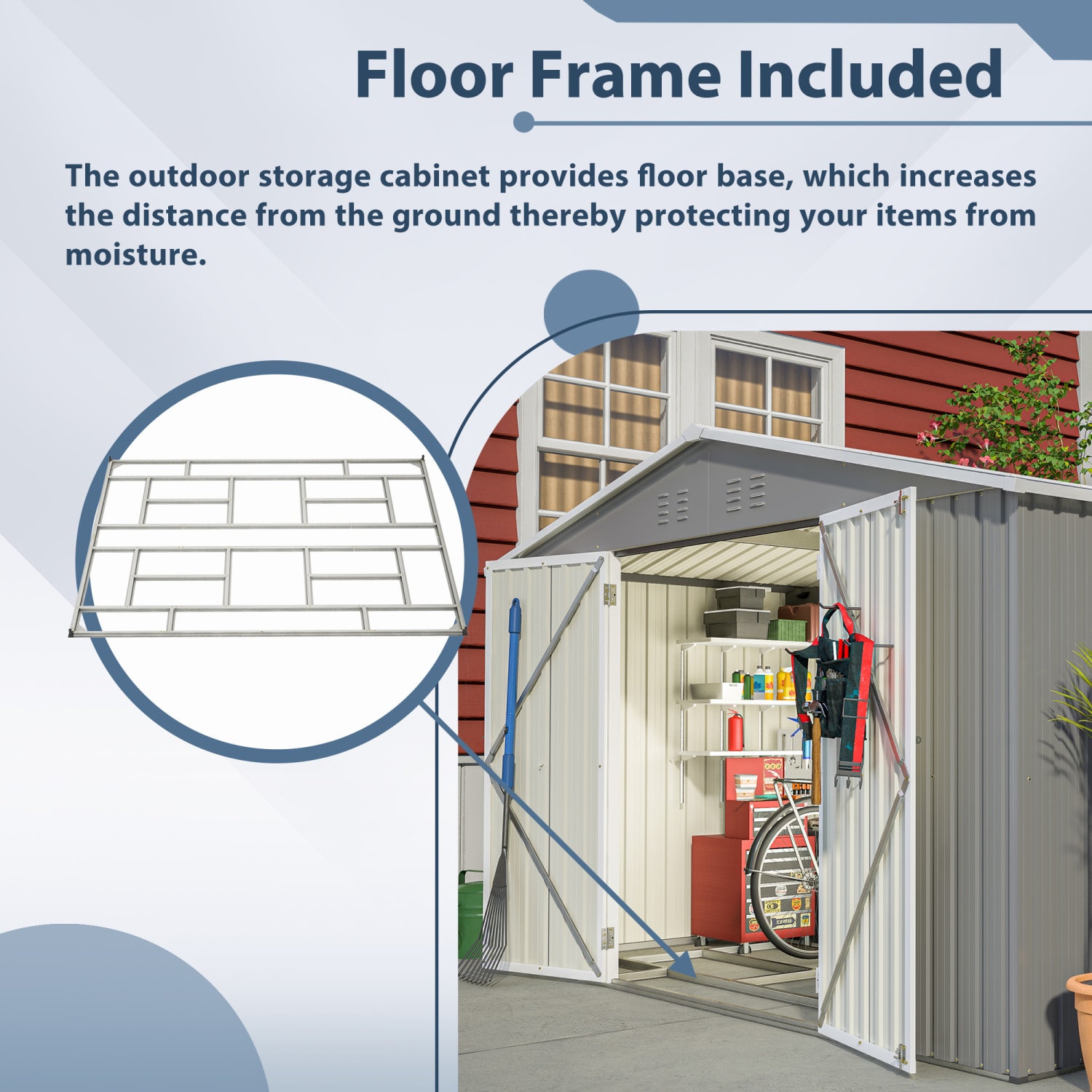 Streamdale Furniture W2505S00036 Metal-Storage-Buildings-Sheds - View #5