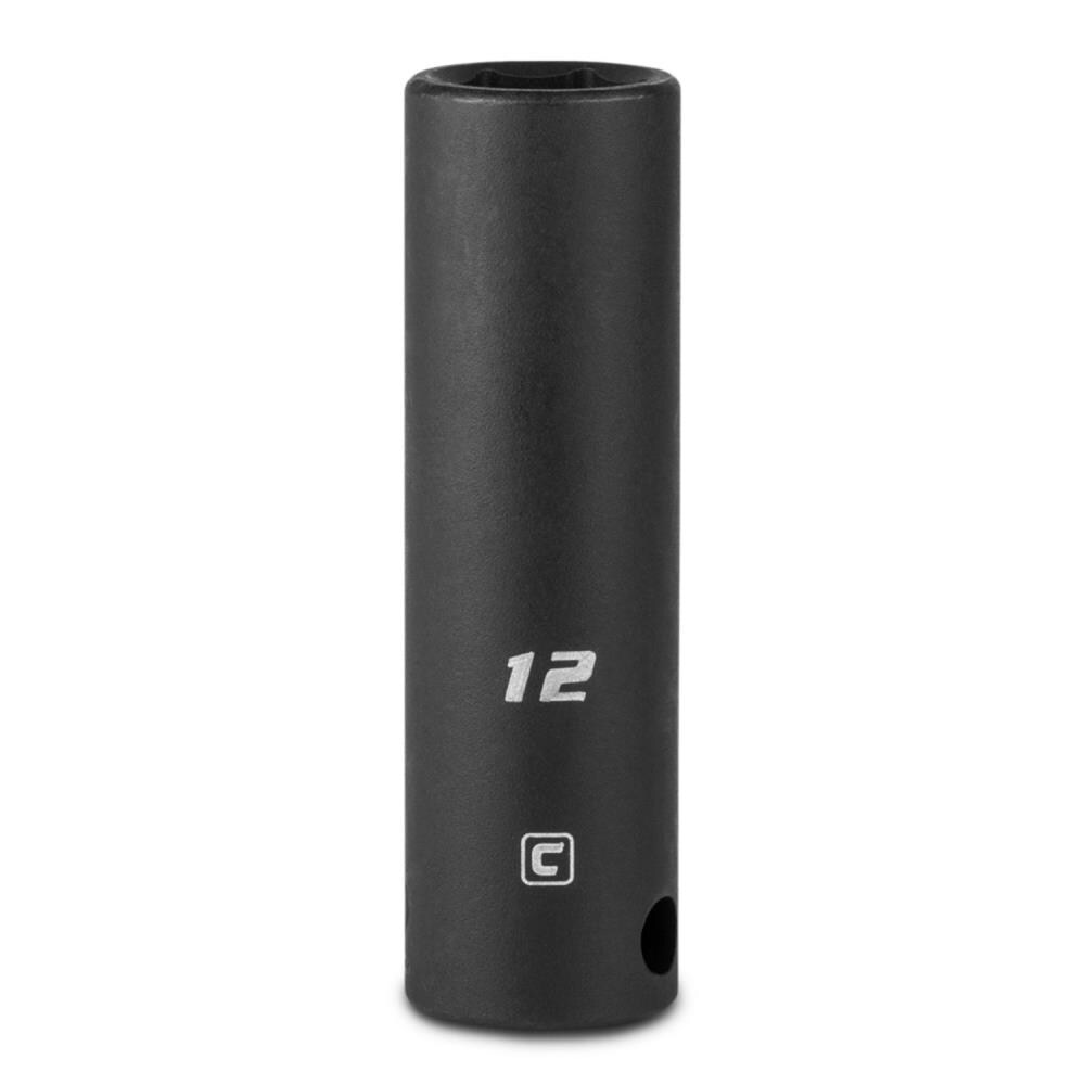 Capri Tools CP53212 Metric 3/8-in Drive 12mm 6-point Impact Socket Individual