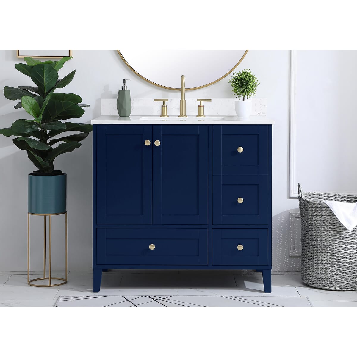 Simply Living Home SL54108BL-BS Bath-Vanity-Combo - View #2