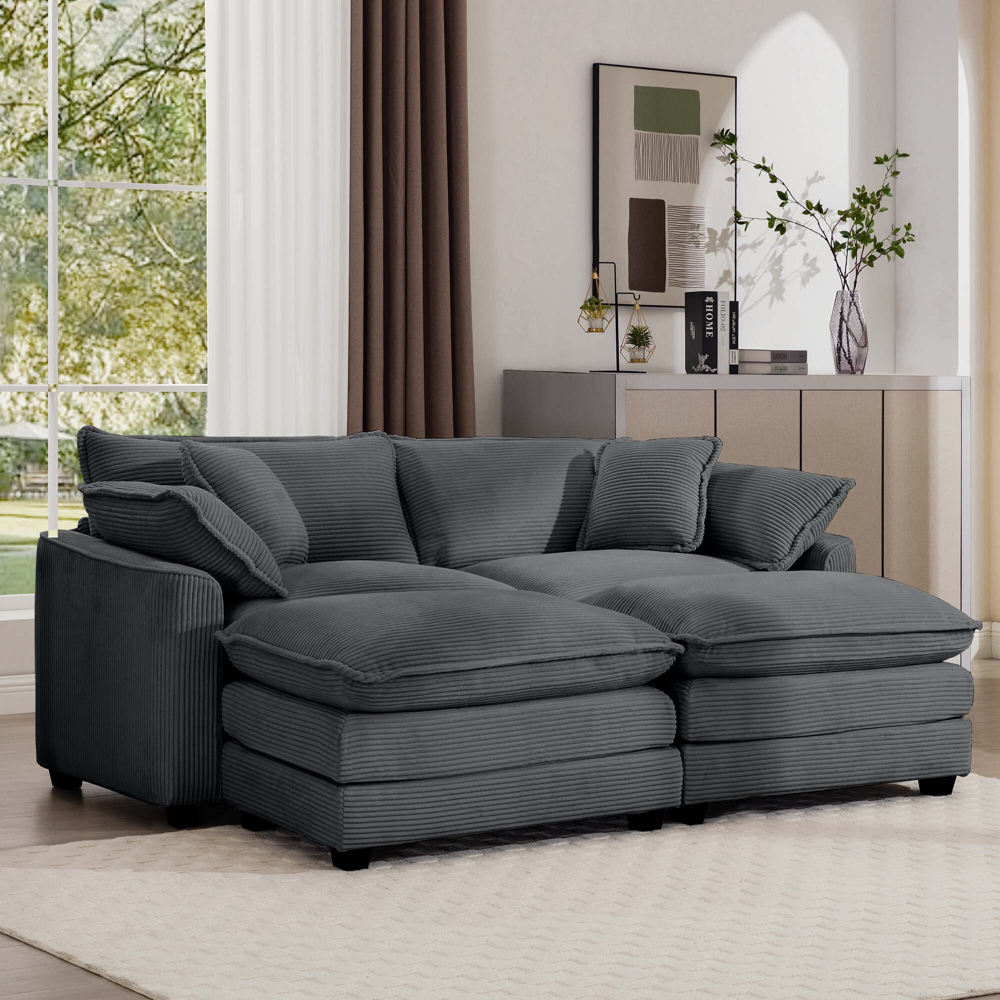 SINOFURN SYA020306GY Sofas-Loveseats - View #12
