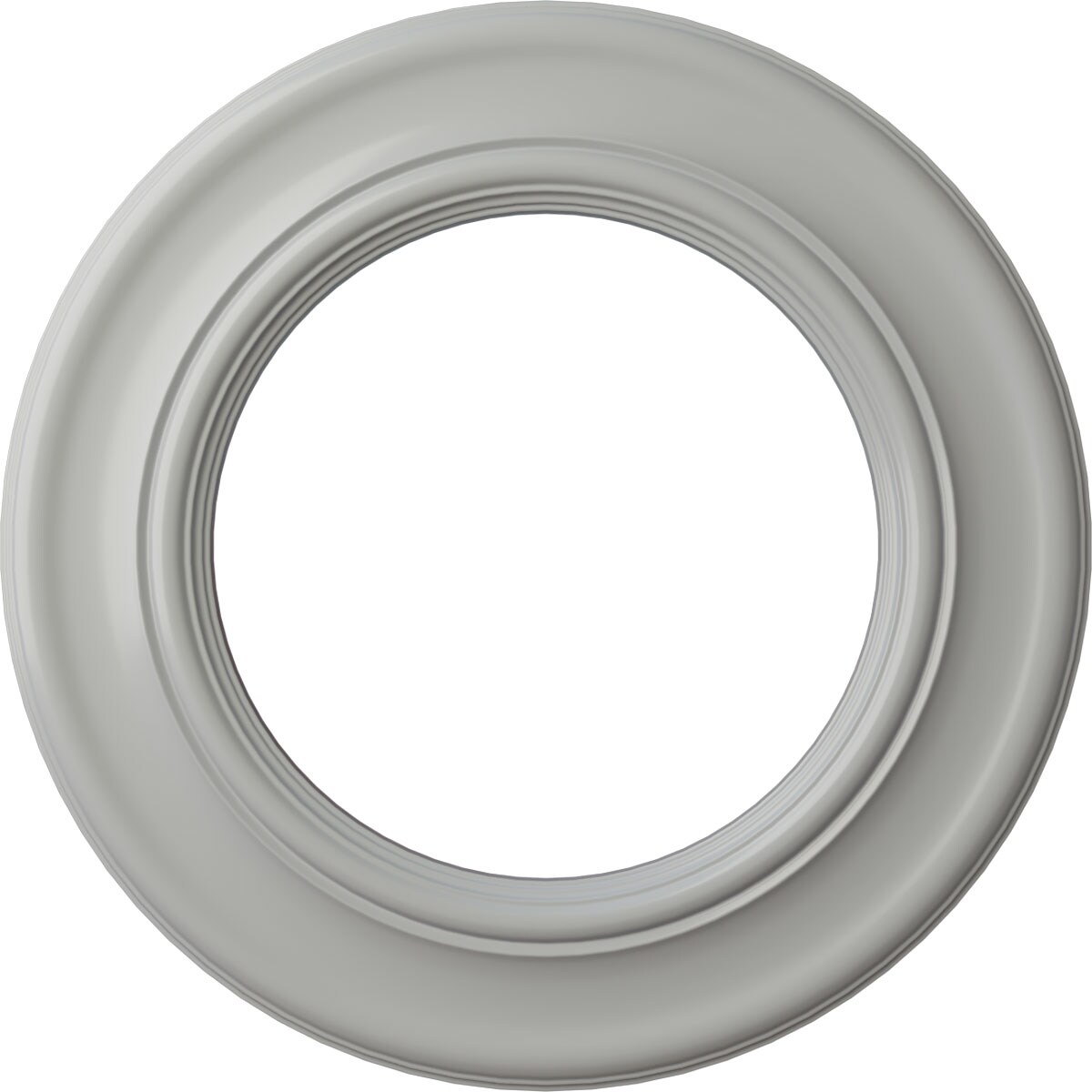 Ekena Millwork CM20HOFRF Holmdel 20.875-in W x 20.875-in L Painted Frost Polyurethane Whole Ceiling Medallion
