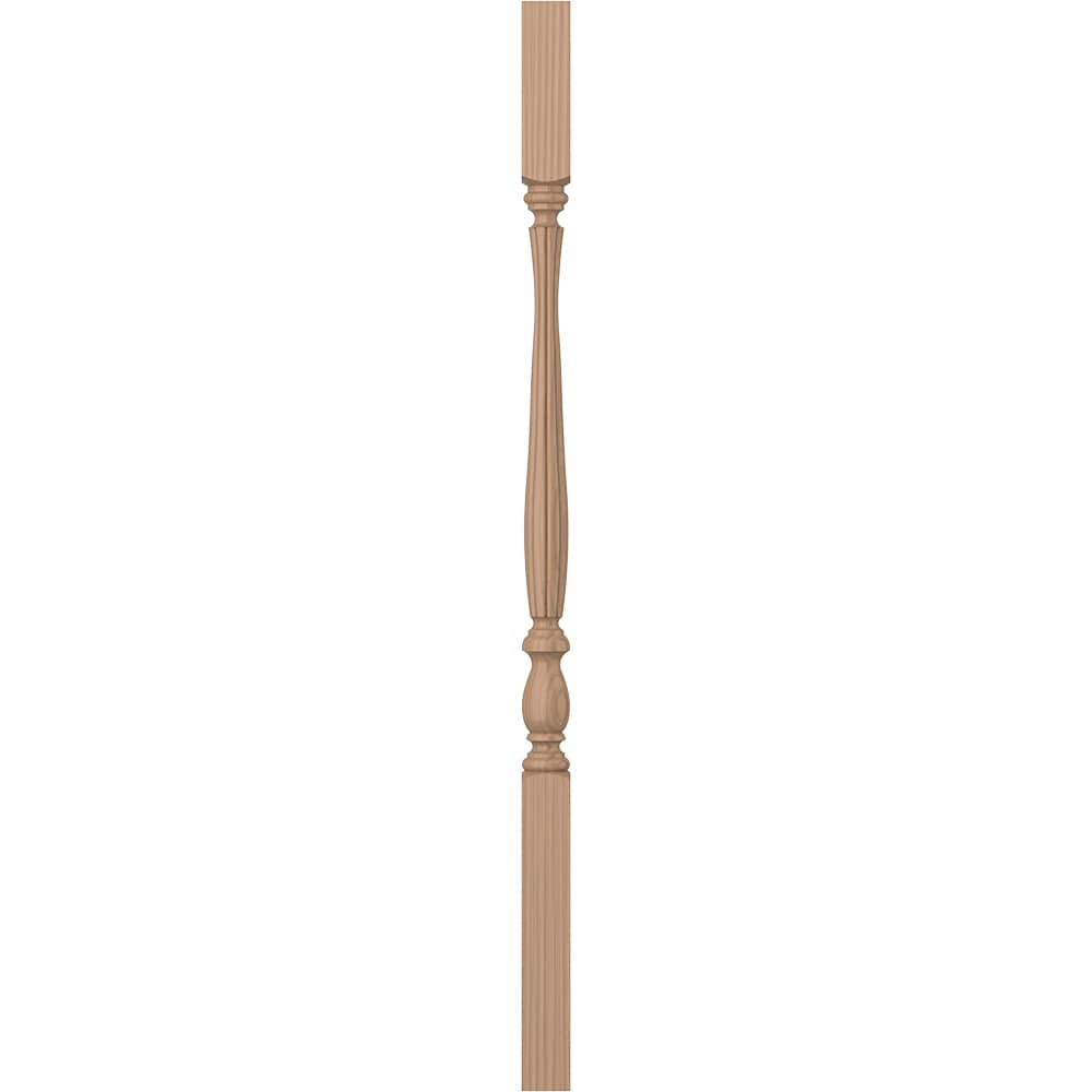 L.J. Smith Stair Systems LJB-2905-P 38 38-in x 1.75-in Unfinished Poplar Square Top Stair Baluster