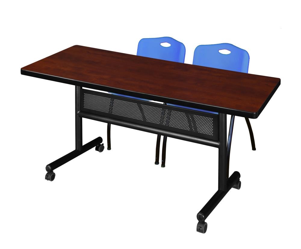 Regency MKFTM6030CH47BE Training Red 4-Person Training Table (60-in W x 29-in H)