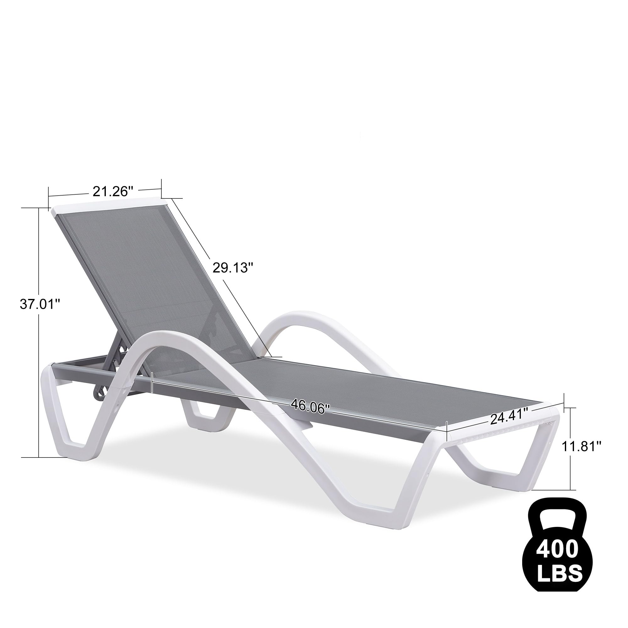 PURPLE LEAF LS04-DC-AW-DB Patio-Chairs - View #2