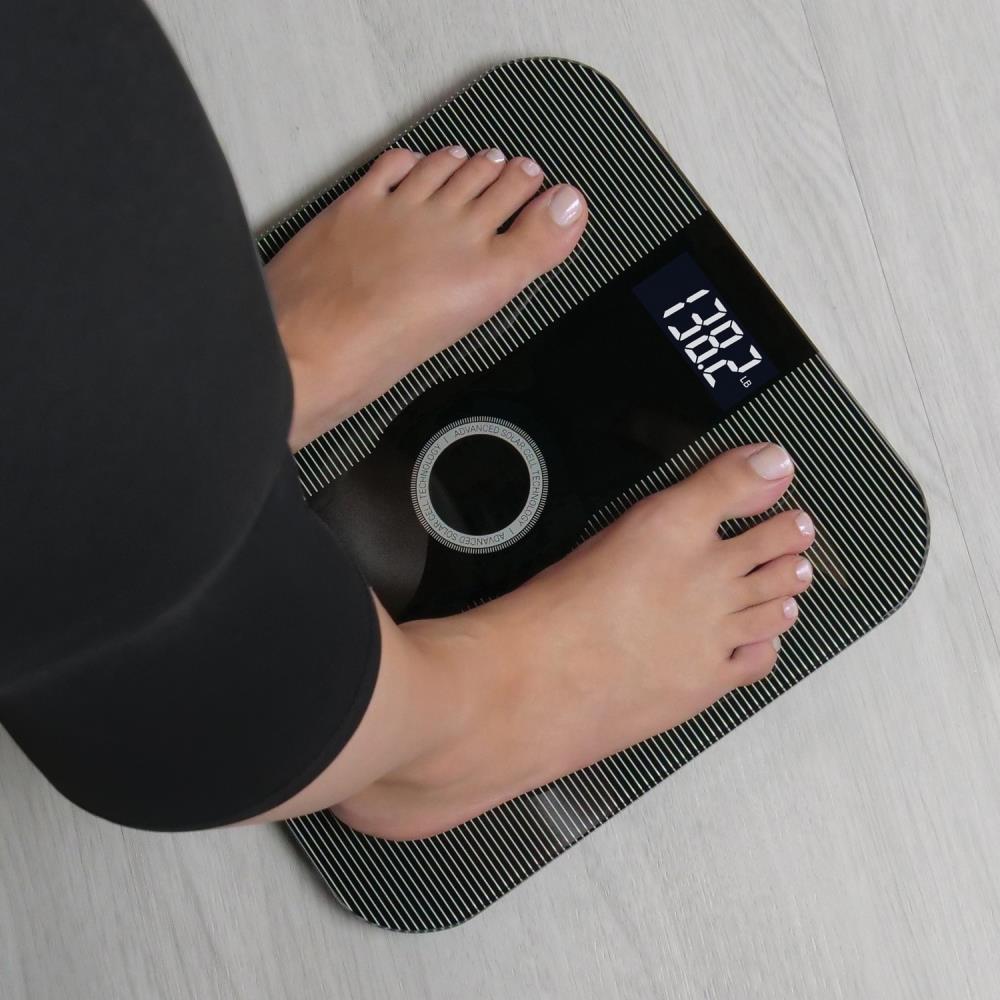USB Charging Digital Scale Body Weight Gradients Color Bathroom Scale Floor  Scales Glass LED Digital Bathroom Weighing Scales
