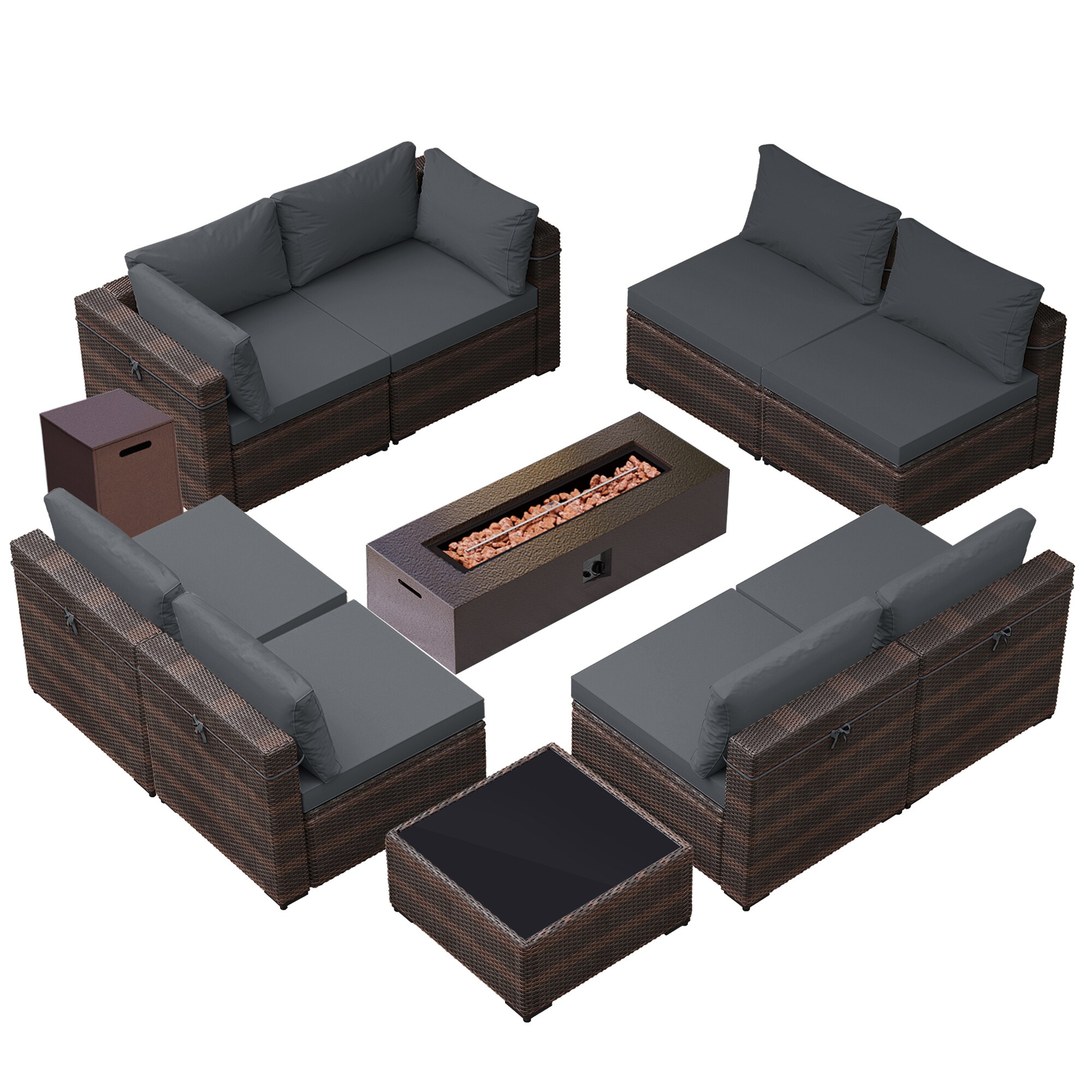 Patio Watcher LS-RT9-KD42CBR-B3 Patio-Conversation-Sets - View #2