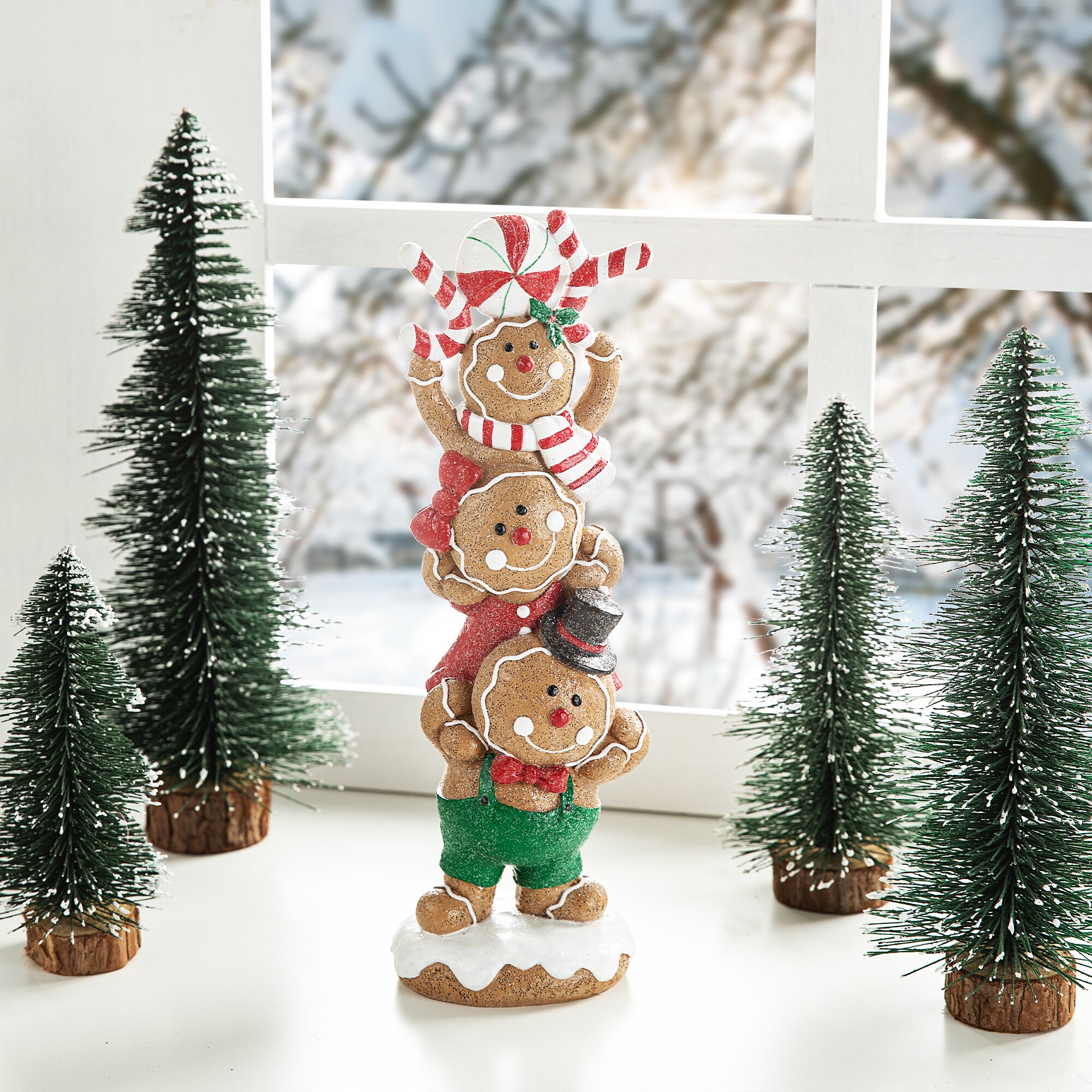 Glitzhome 2038500007 Table-Christmas-Decorations - View #5