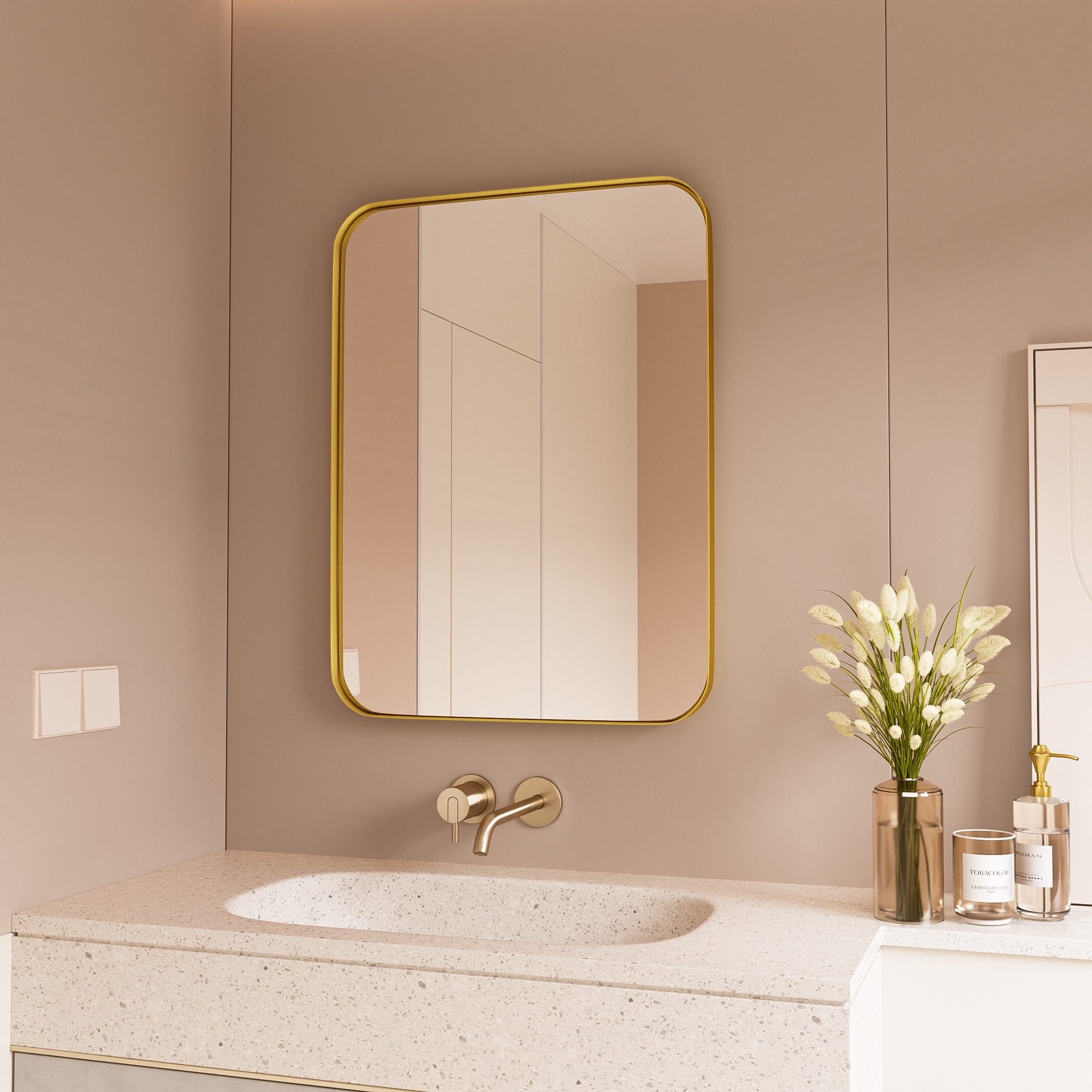 FurniFusion SF-Y-2432-G Decor-Mirrors - View #3