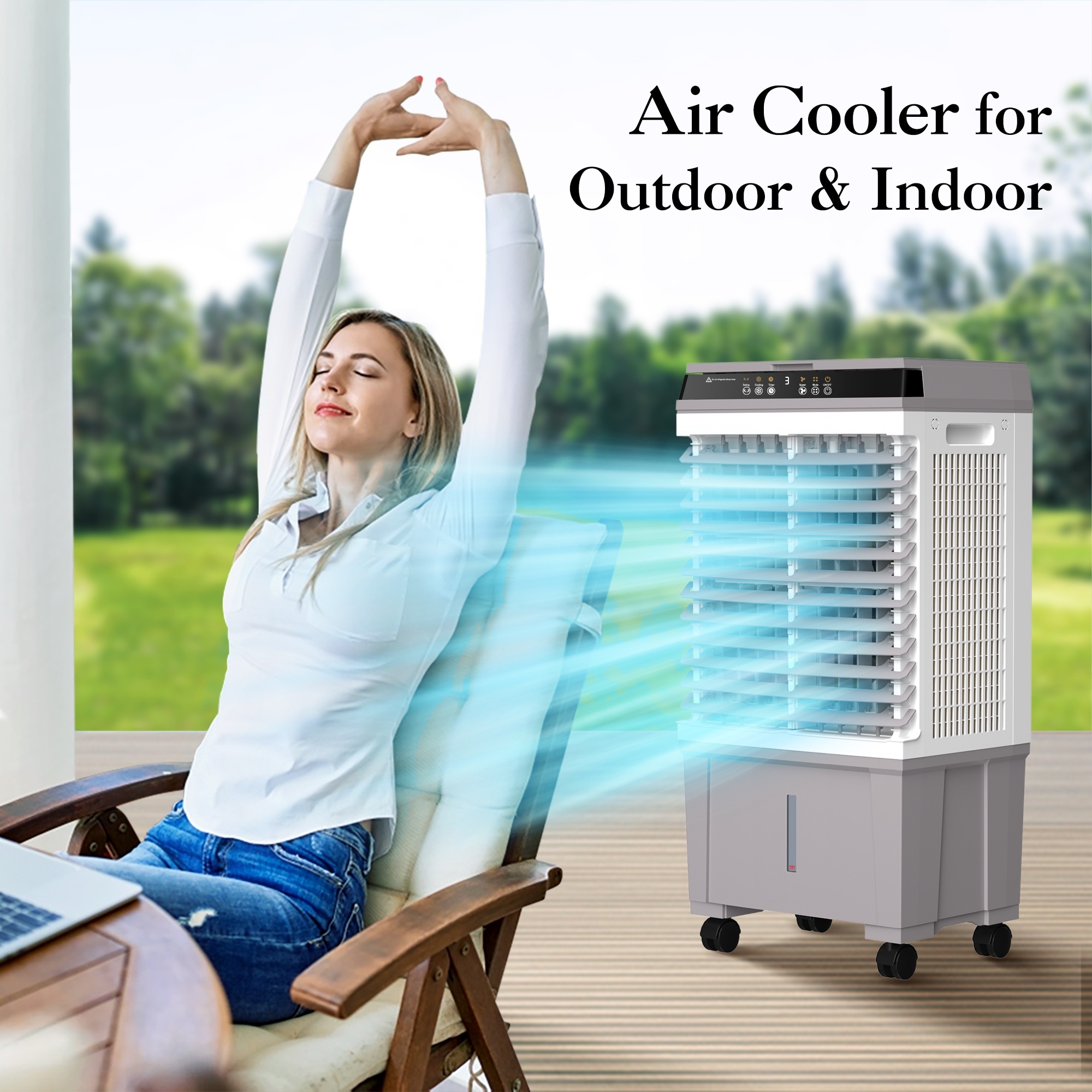 SONGMICS HOME LET56BG Evaporative-Cooler - View #3