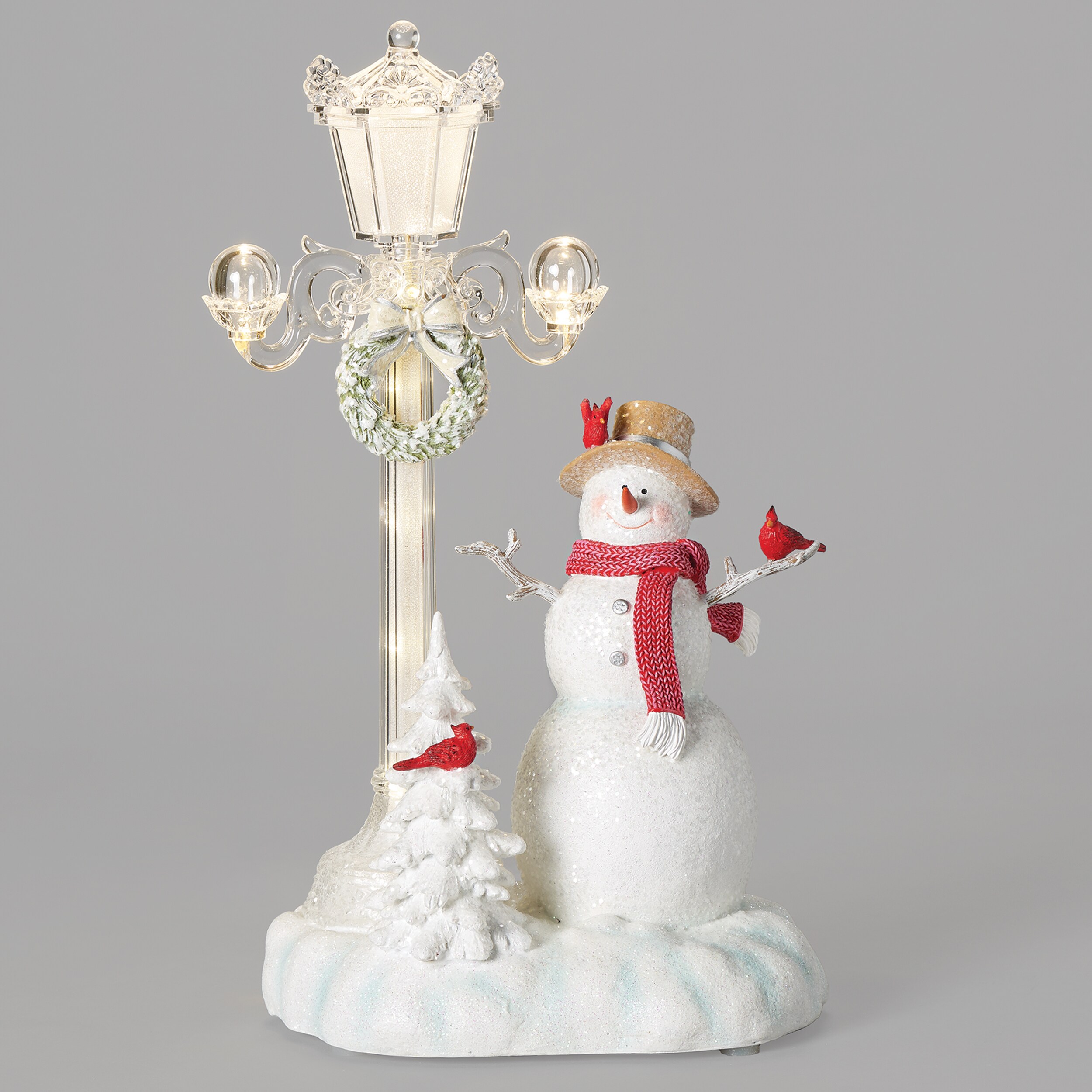 Roman 15.25-in Lighted Musical Snowman Figurine