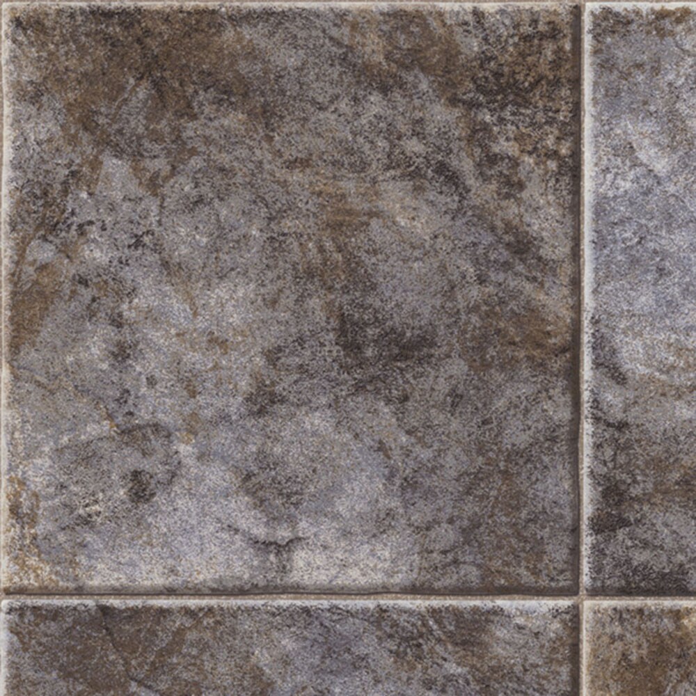 Congoleum AirStep Plus Starlight 12-ft W x Cut-to-Length Moonglow Stone Look Low-Gloss Finish Sheet Vinyl