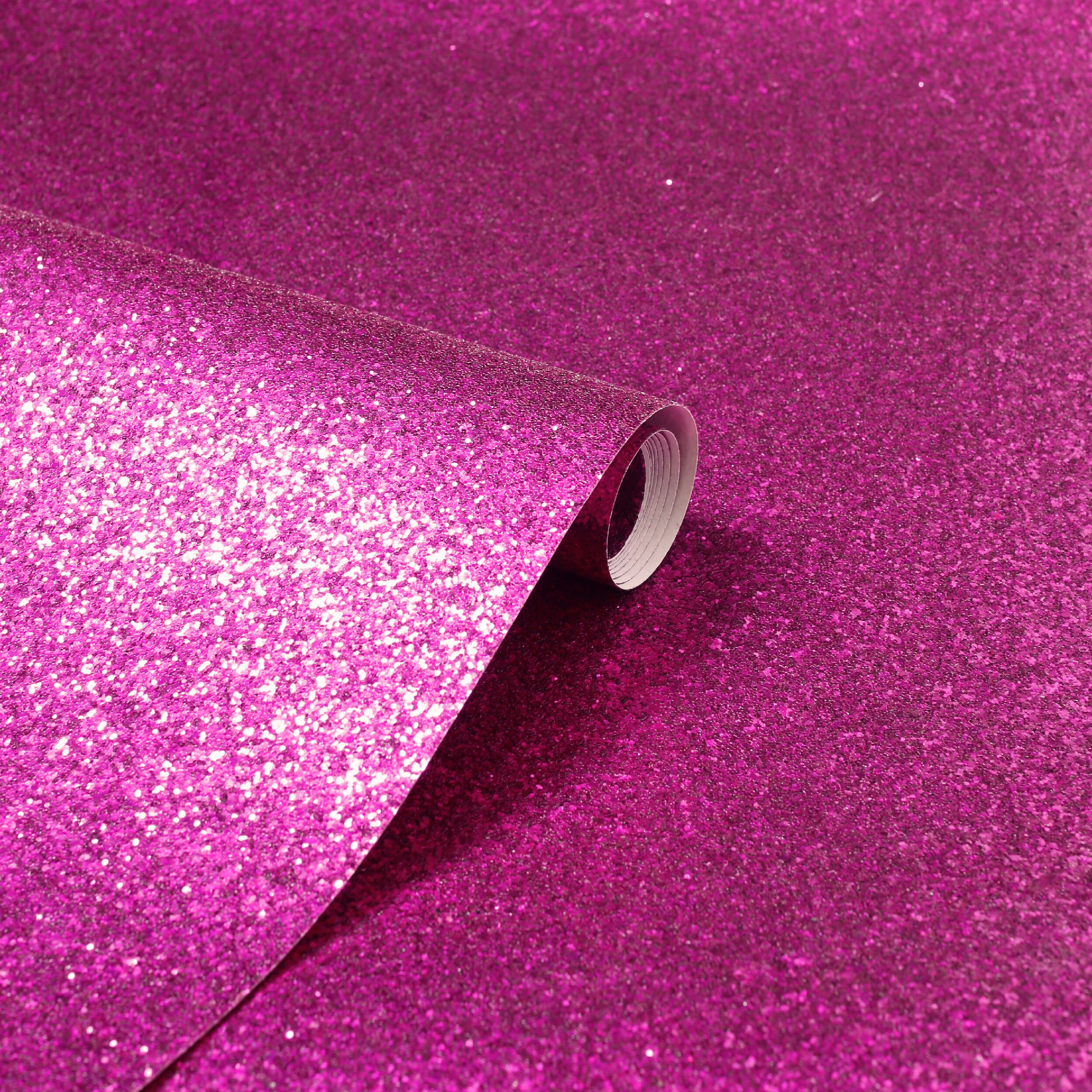 Glittery Pink Vinyl Glitter Wallpaper, For Home at Rs 300/sq ft in