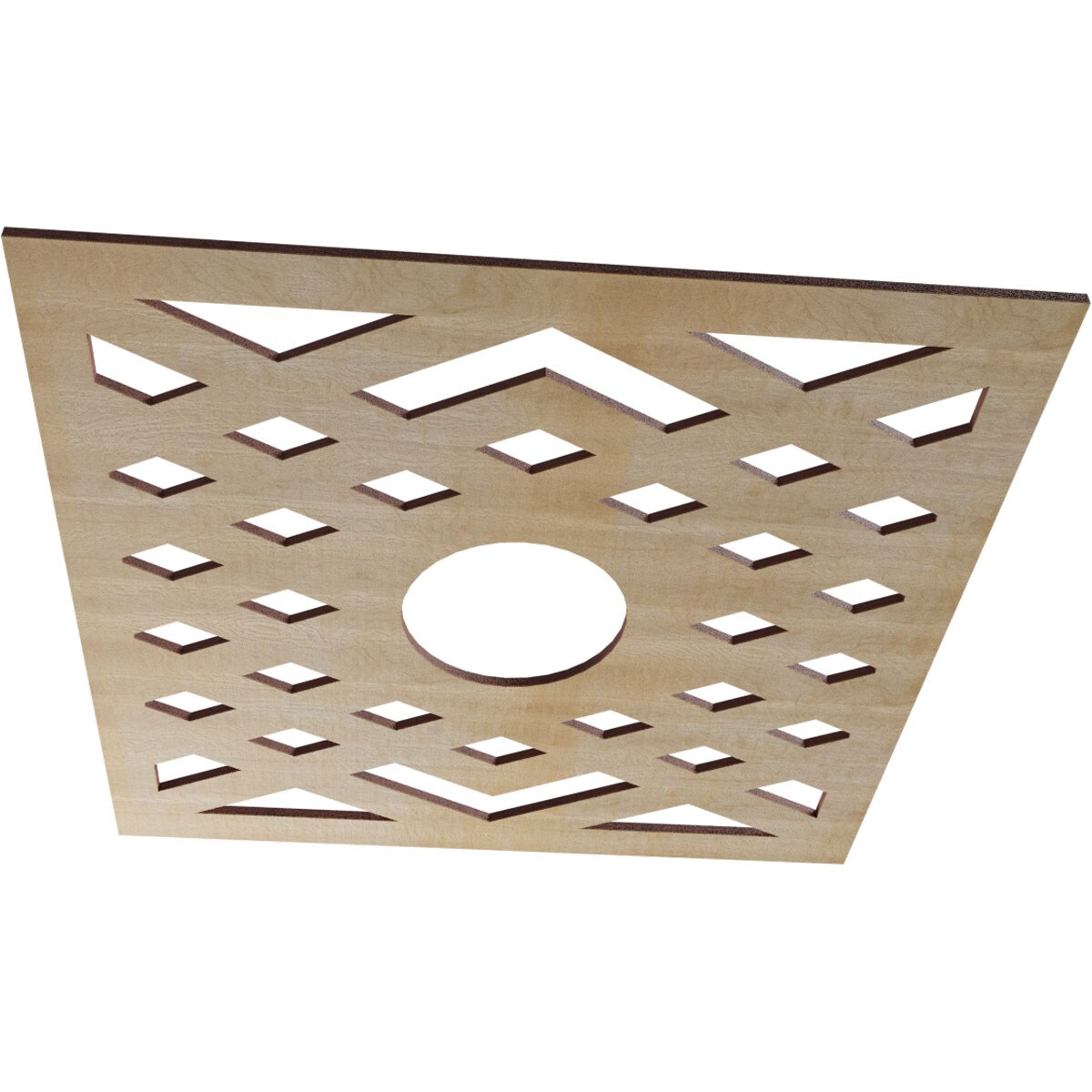 Ekena Millwork CMWP18X18X0375CHHI Ceiling-Medallions - View #2