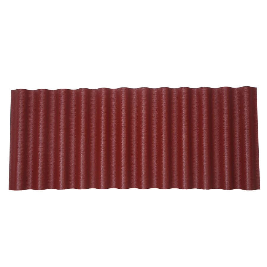 Ondura 4 Ft X 165 Ft Corrugated Red Asphalt Roof Panel At 