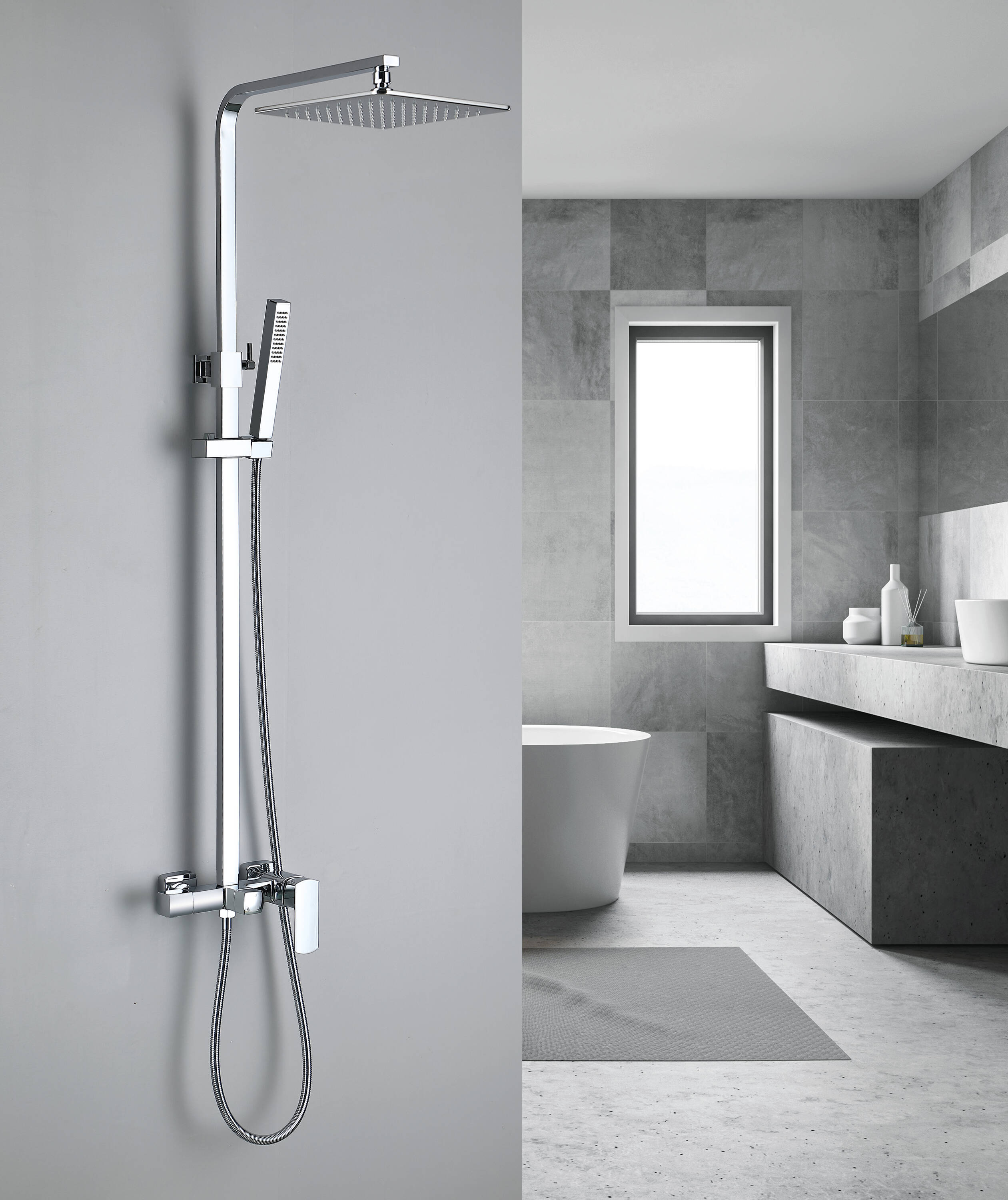 Royal Guard LSFJK0380 Showerhead-Bar-Panels - View #2