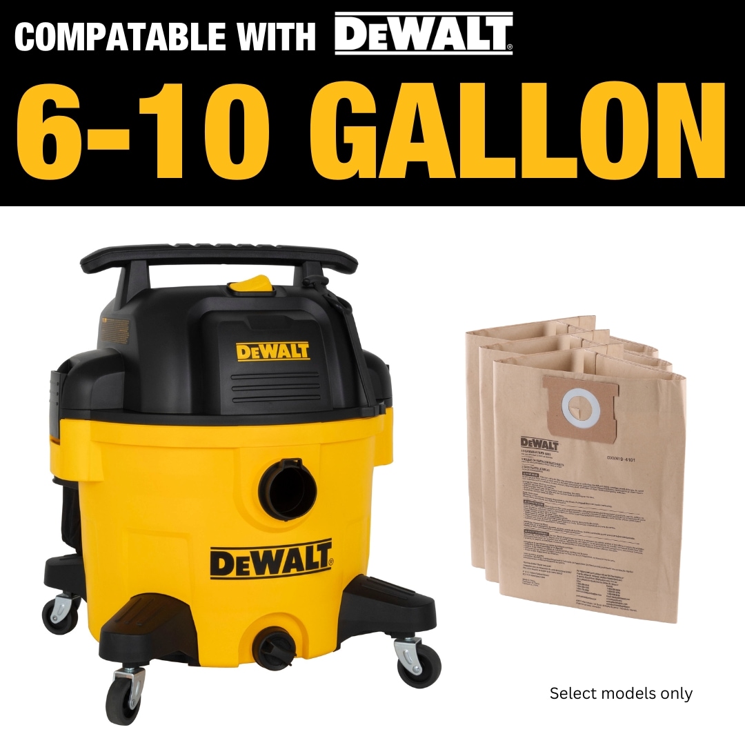 DEWALT DXVA19-4101 Shop-Vacuum-Filters-Collection-Bags - View #4