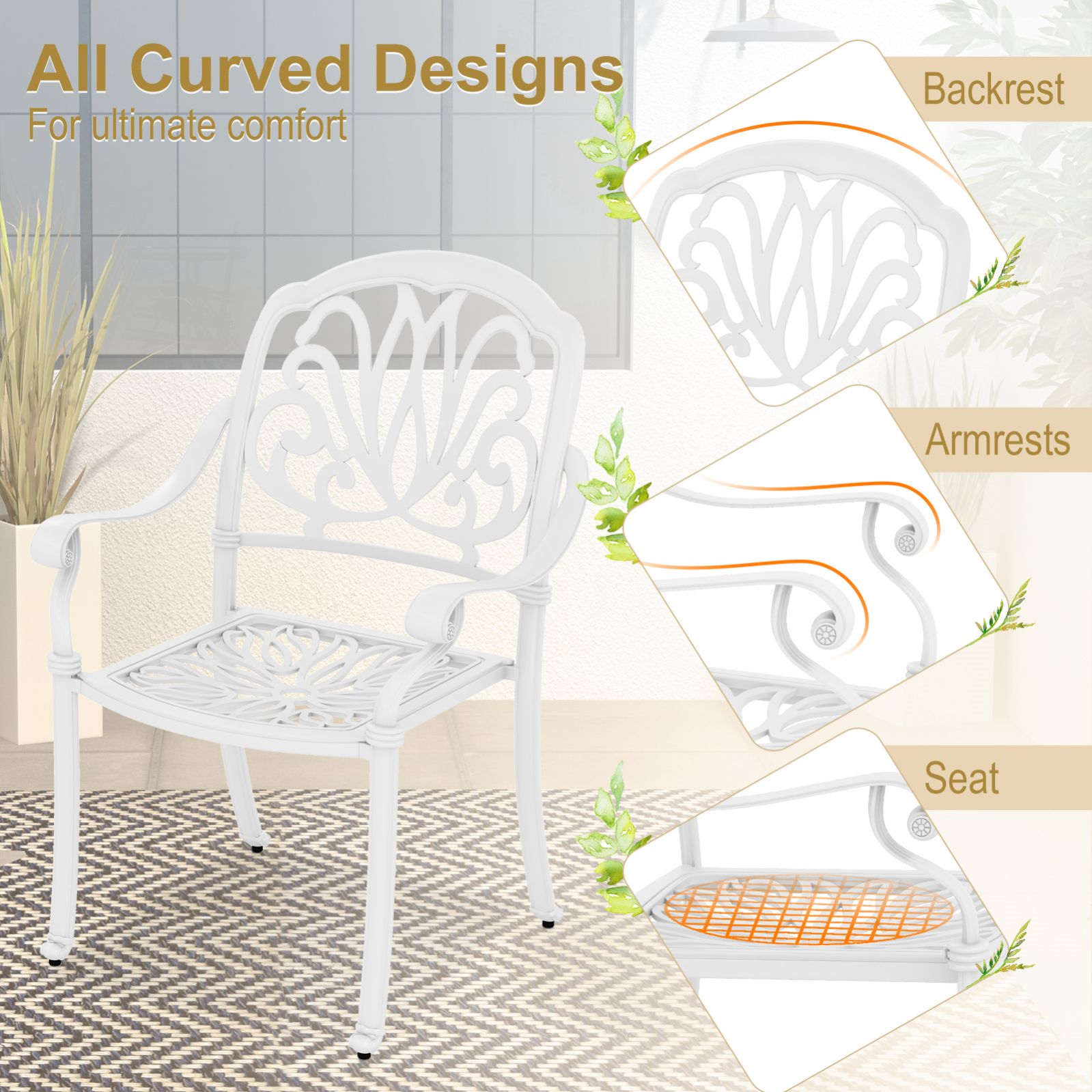 LIVIZA TDS11298BS-2 Patio-Chairs - View #6