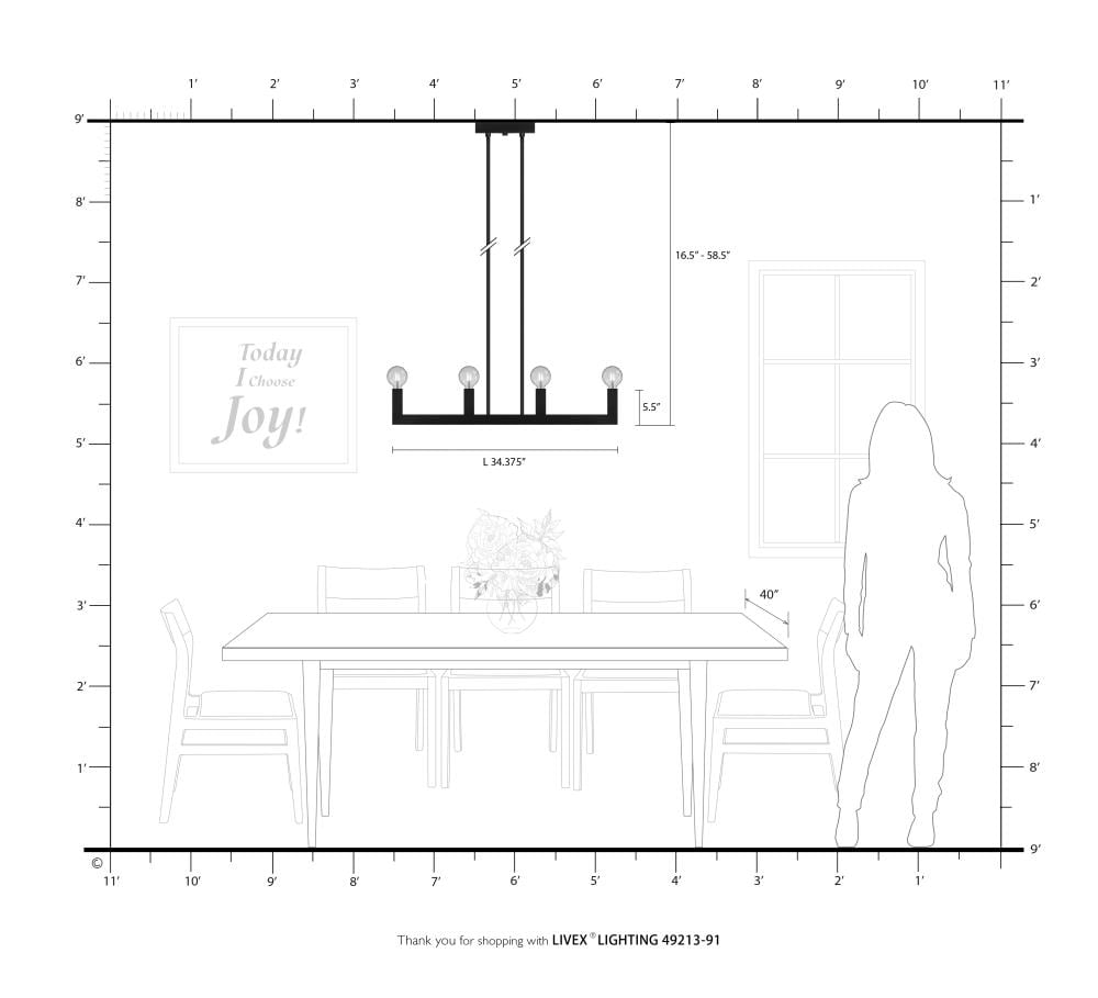 Sleek Minimalist Brushed Nickel & Crystal 4-Light Linear Chandelier