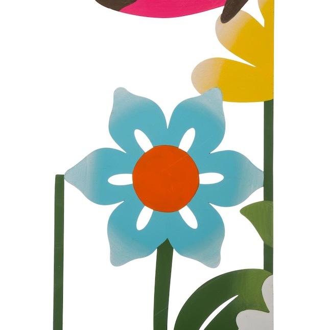 Glitzhome 39.75-in Multi Metal Flower Stake in the Garden Stakes ...