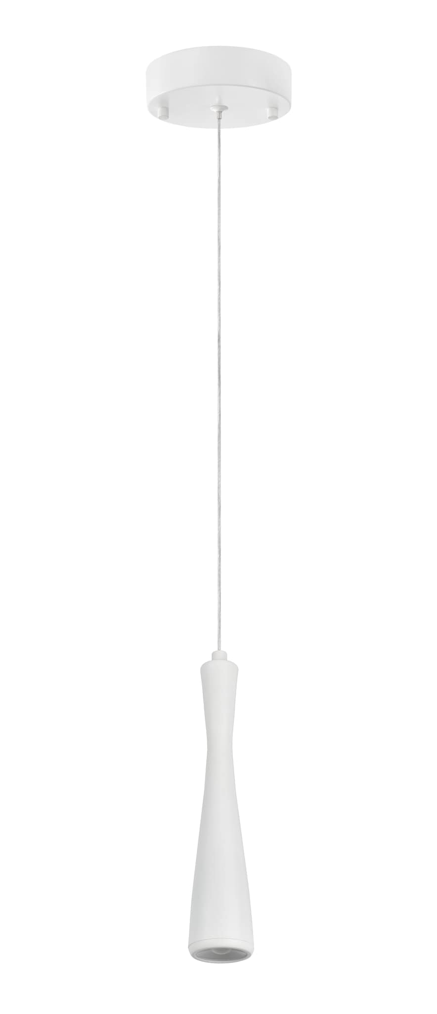 Aspen Creative Corporation 61060-2 White Transitional Drum Hanging Pendant Light