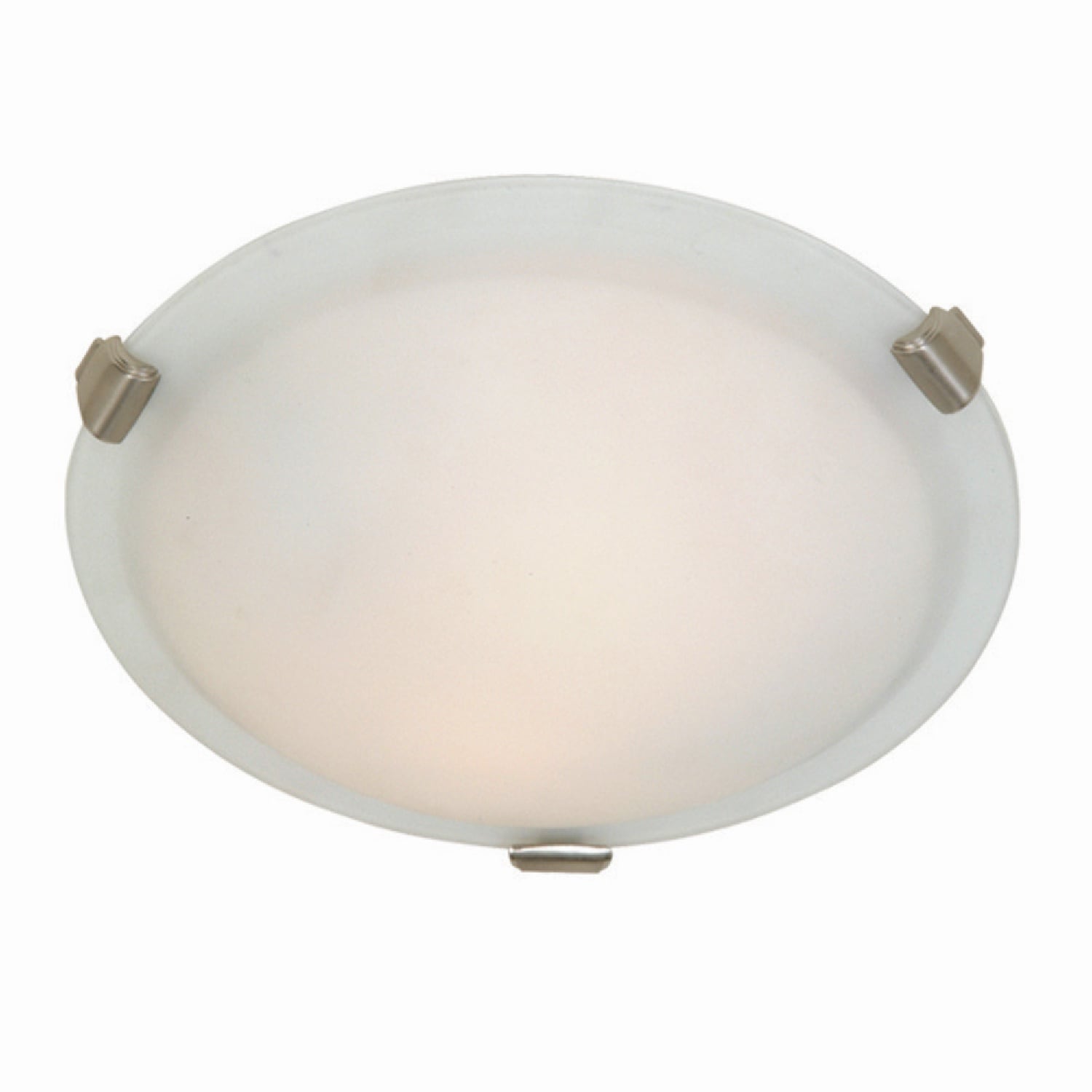 ARTCRAFT AC2355BN Clip Flush 3 -Light 16-in Brushed Nickel Flush Mount Light