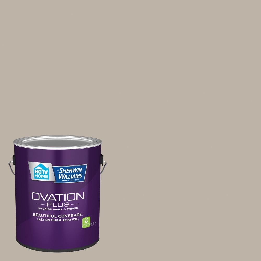 HGTV HOME by Sherwin-Williams 2006-10B-2557222 Ovation Plus Semi-gloss Gallery Grey 2006-10B Latex Interior Paint Paint + Primer ( 1-gallon )