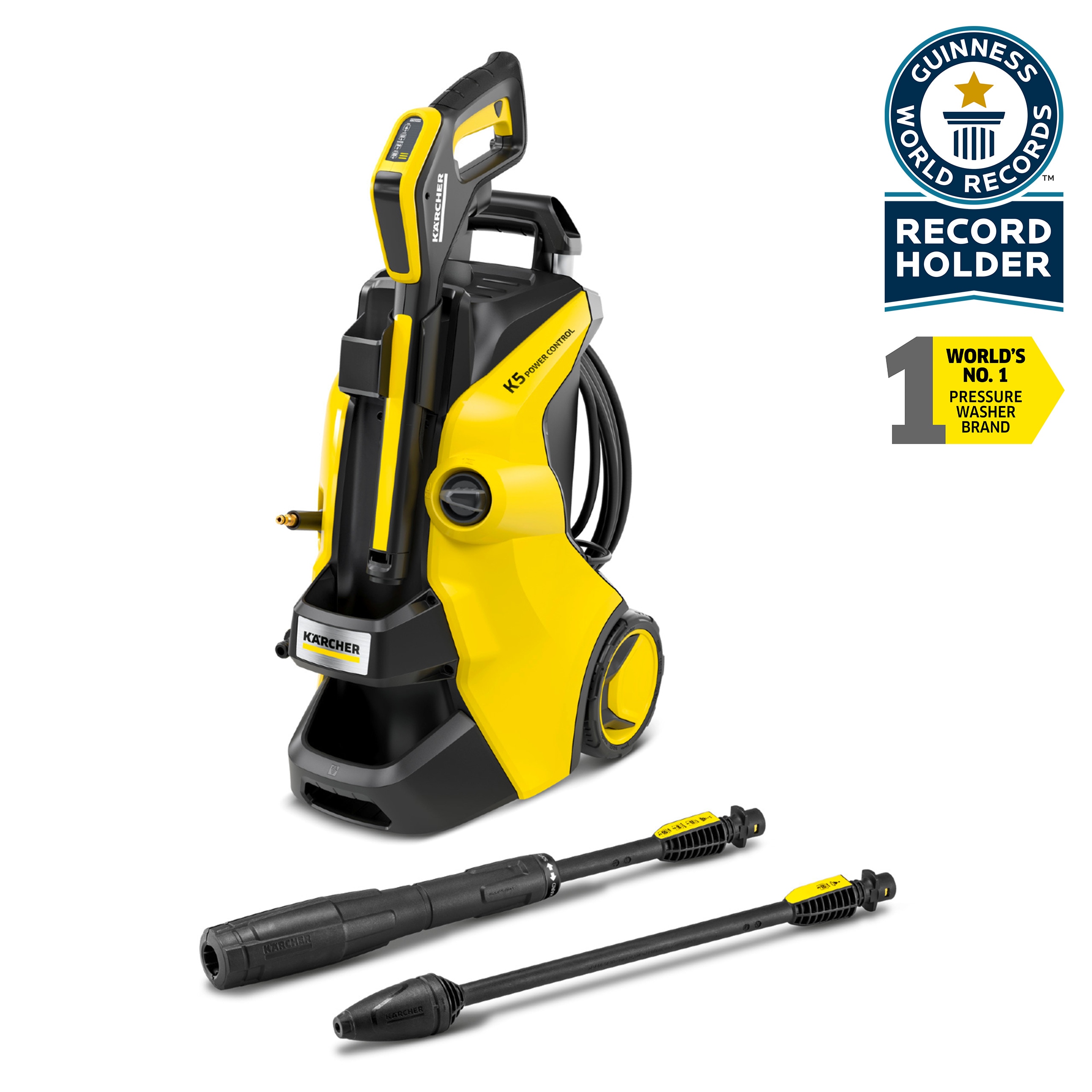 Karcher 1.324-568.0 K 5 Power Control 2500-PSI 1.55-GPM Cold Water Electric Pressure washer with 4 Spray Tips