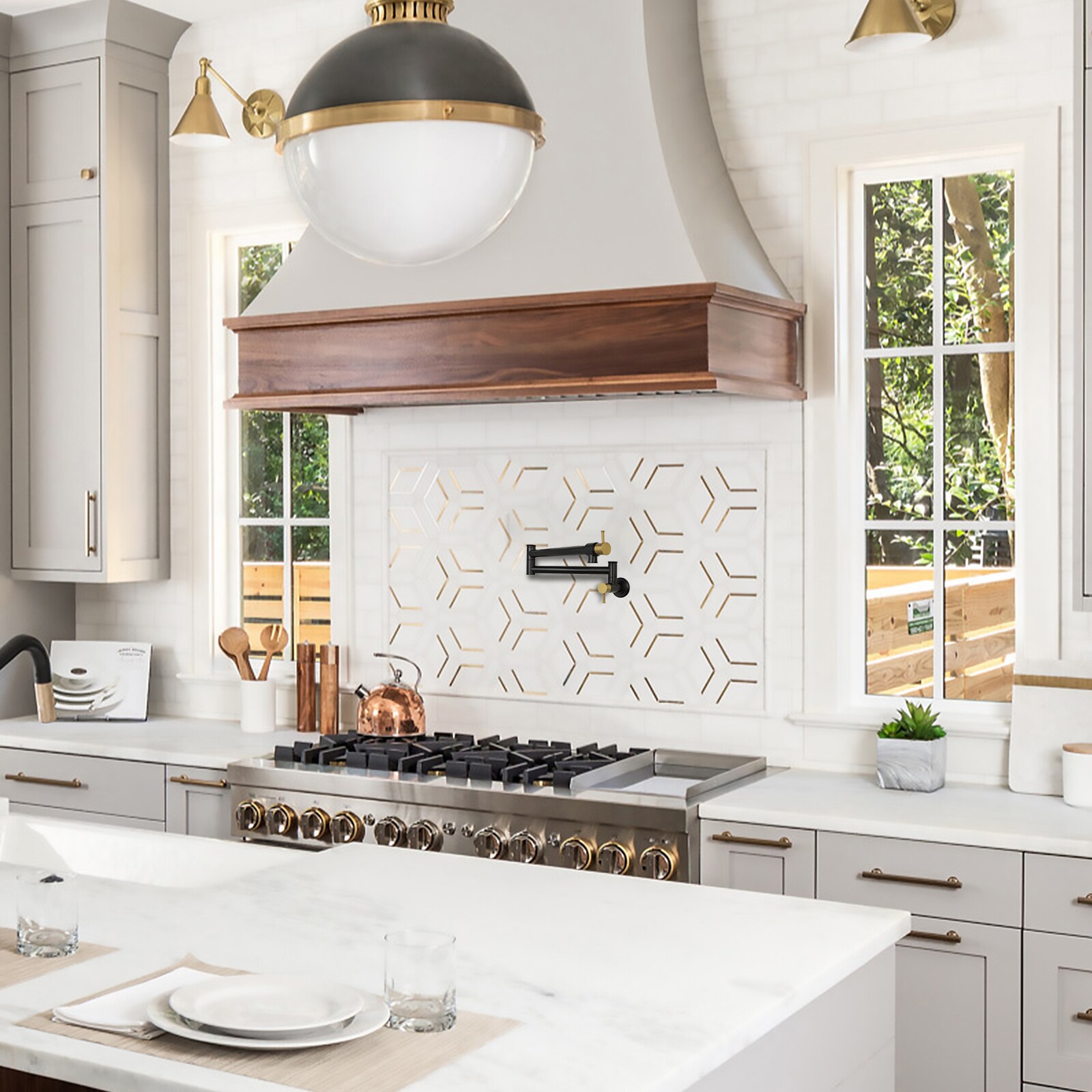 Akicon AK98266-BLBG Kitchen-Faucets - View #4