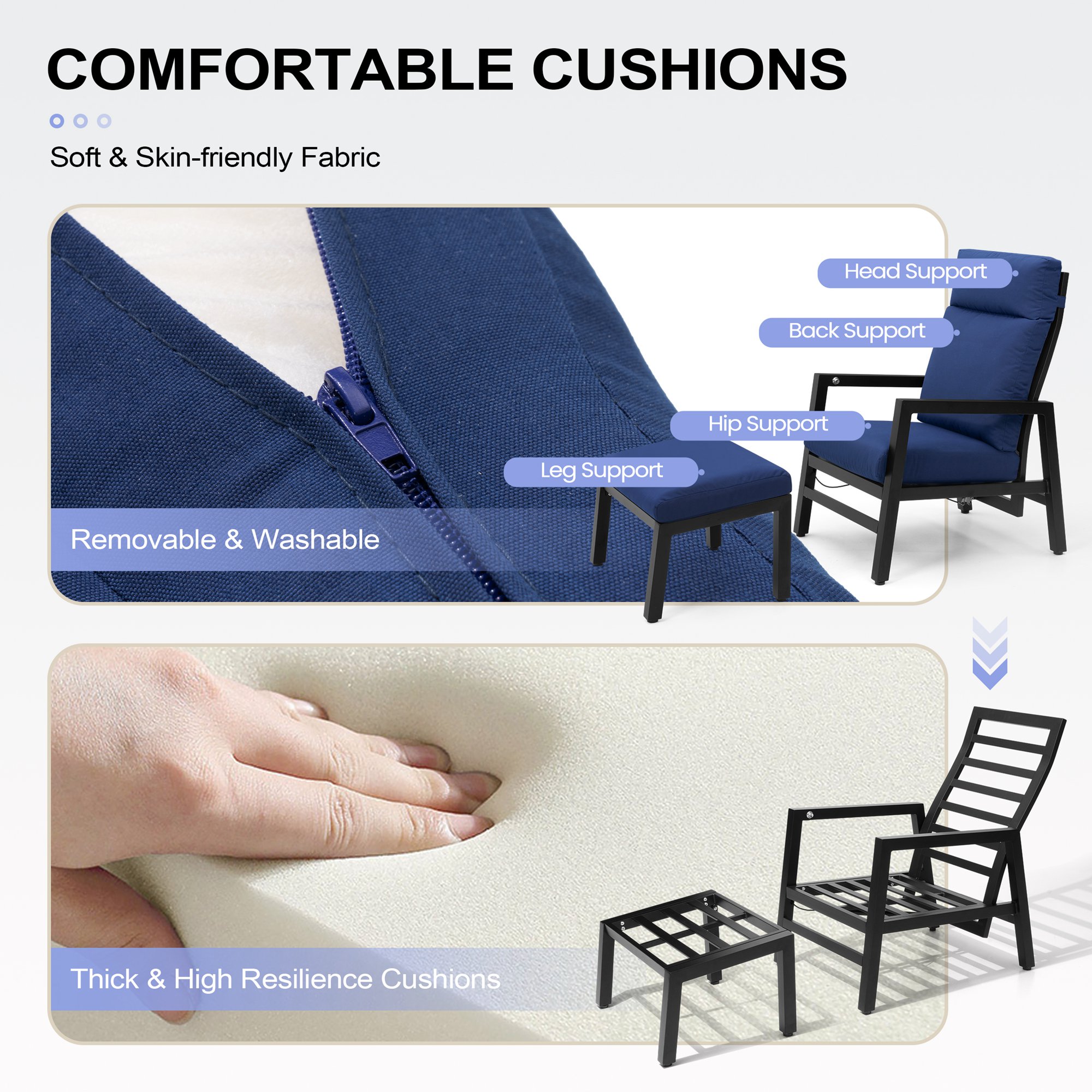 Crestlive Products CL-LG006BRN-4 Patio-Chairs - View #6