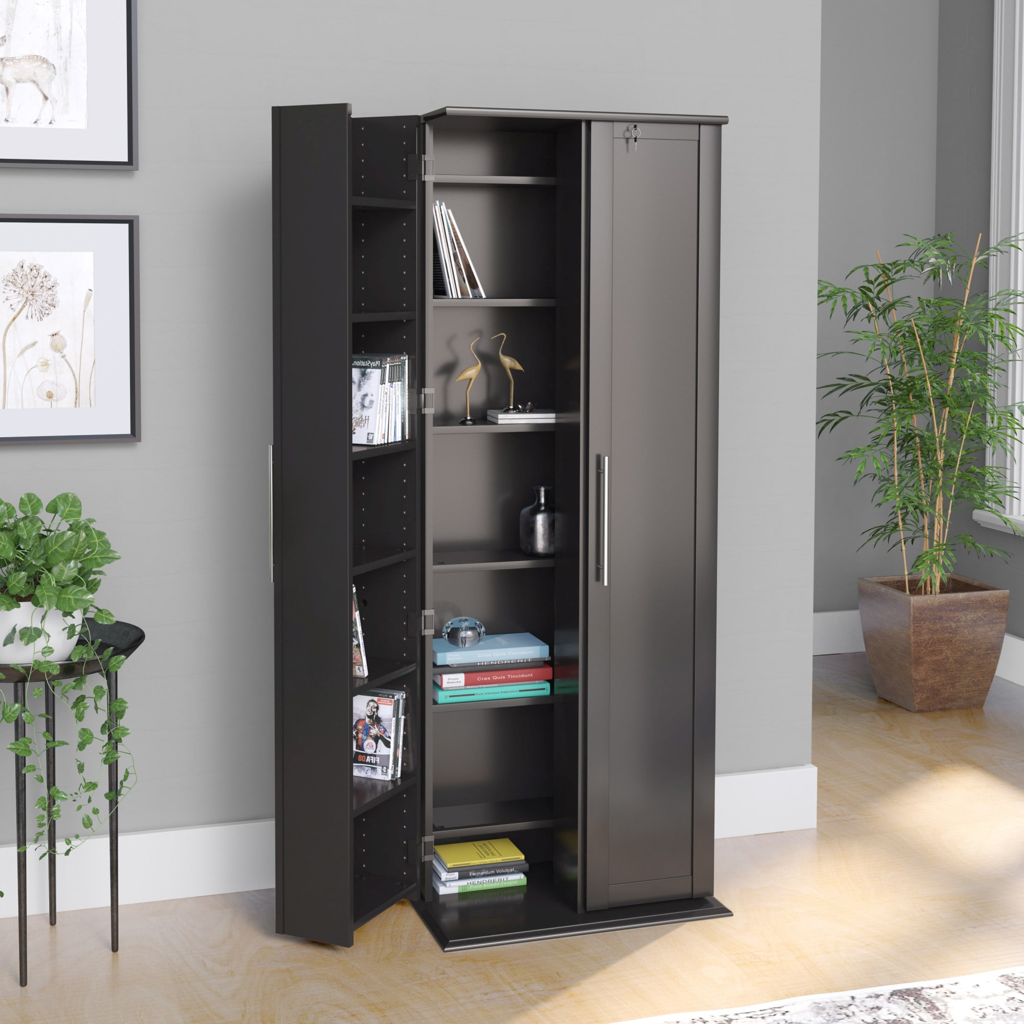 Prepac BLS-0448-K Gaming-Storage - View #6