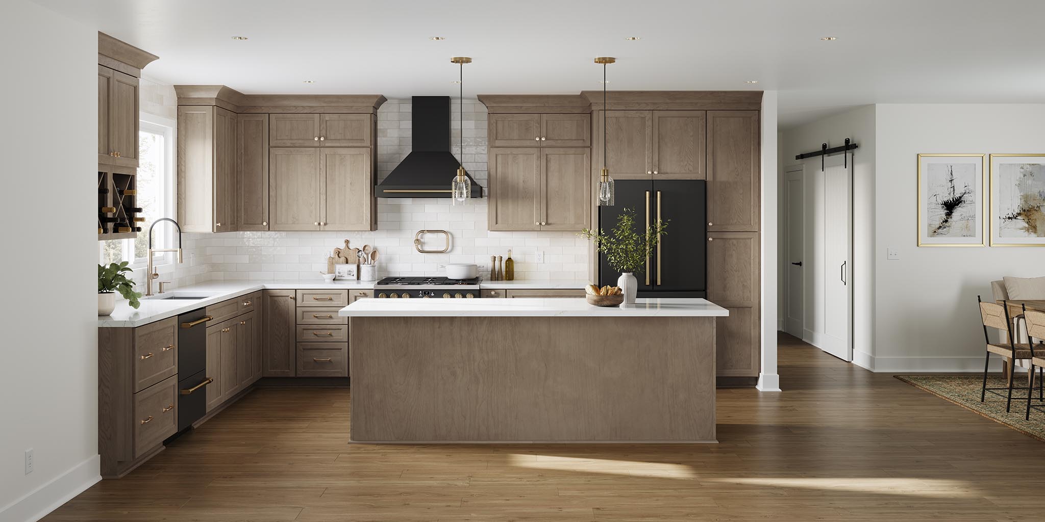 Shenandoah B30BT-75GGS Cabinets-Kitchen - Thumbnail View #2