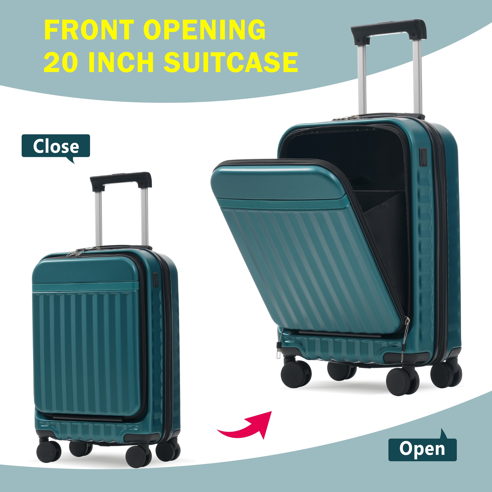SINOFURN SYD9200004RD Luggage-And-Luggage-Sets - View #7