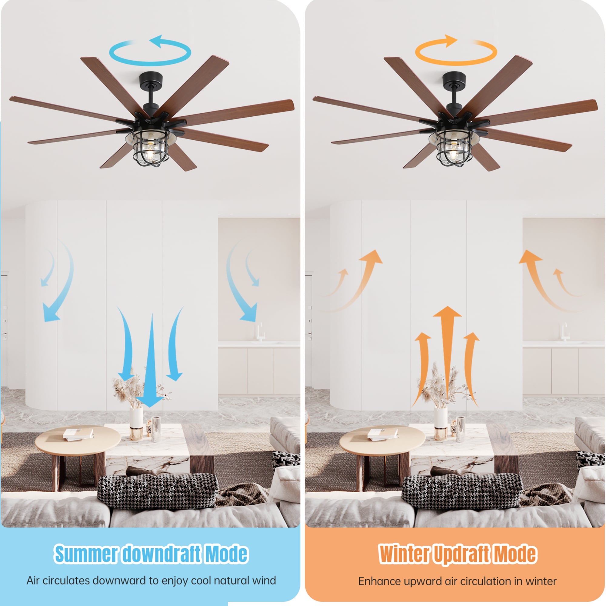 SINOFURN SYB570011BK Ceiling-Fans - View #4