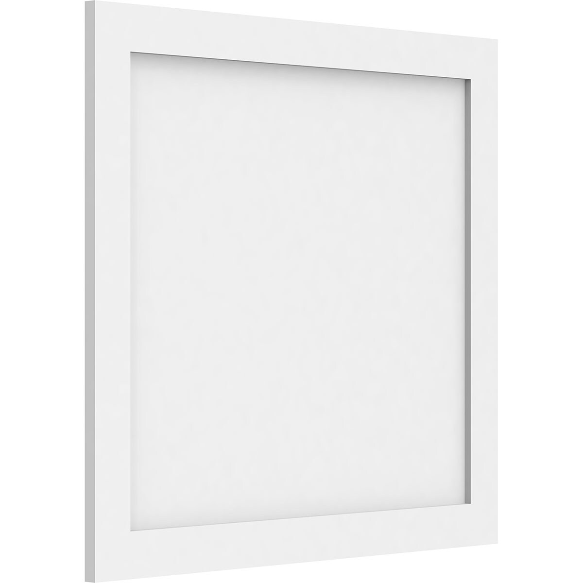 Ekena Millwork 26-in x 24-in Smooth White PVC Fretwork Wall Panel in ...