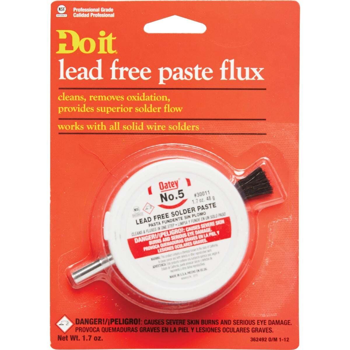 Oatey  Do It No. 5 Lead-Free Paste Flux 1.7 Oz
