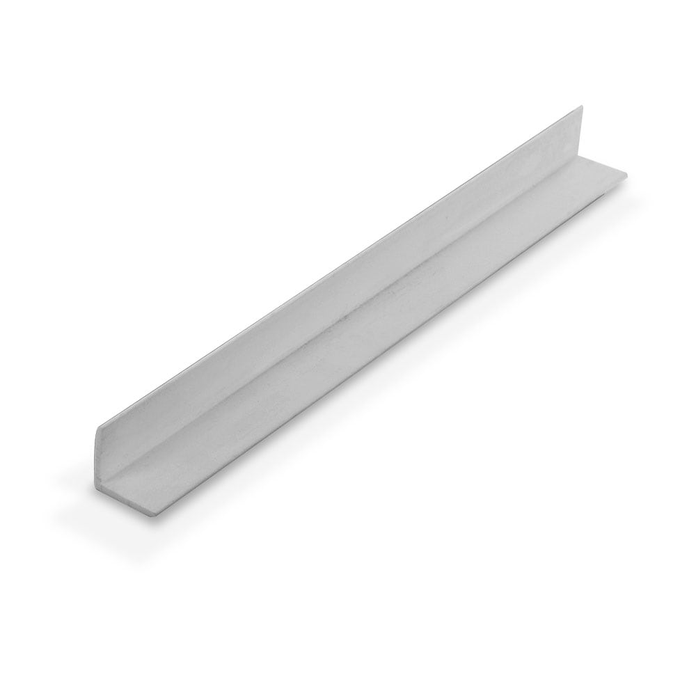 Outwater 3P1.27.00158 White 5/8-in X 5/8-in X 1/16-in (.0625-in) Thick Styrene Plastic Extruded 90 Degree Angle 46-in Lengths (Pack of 3)