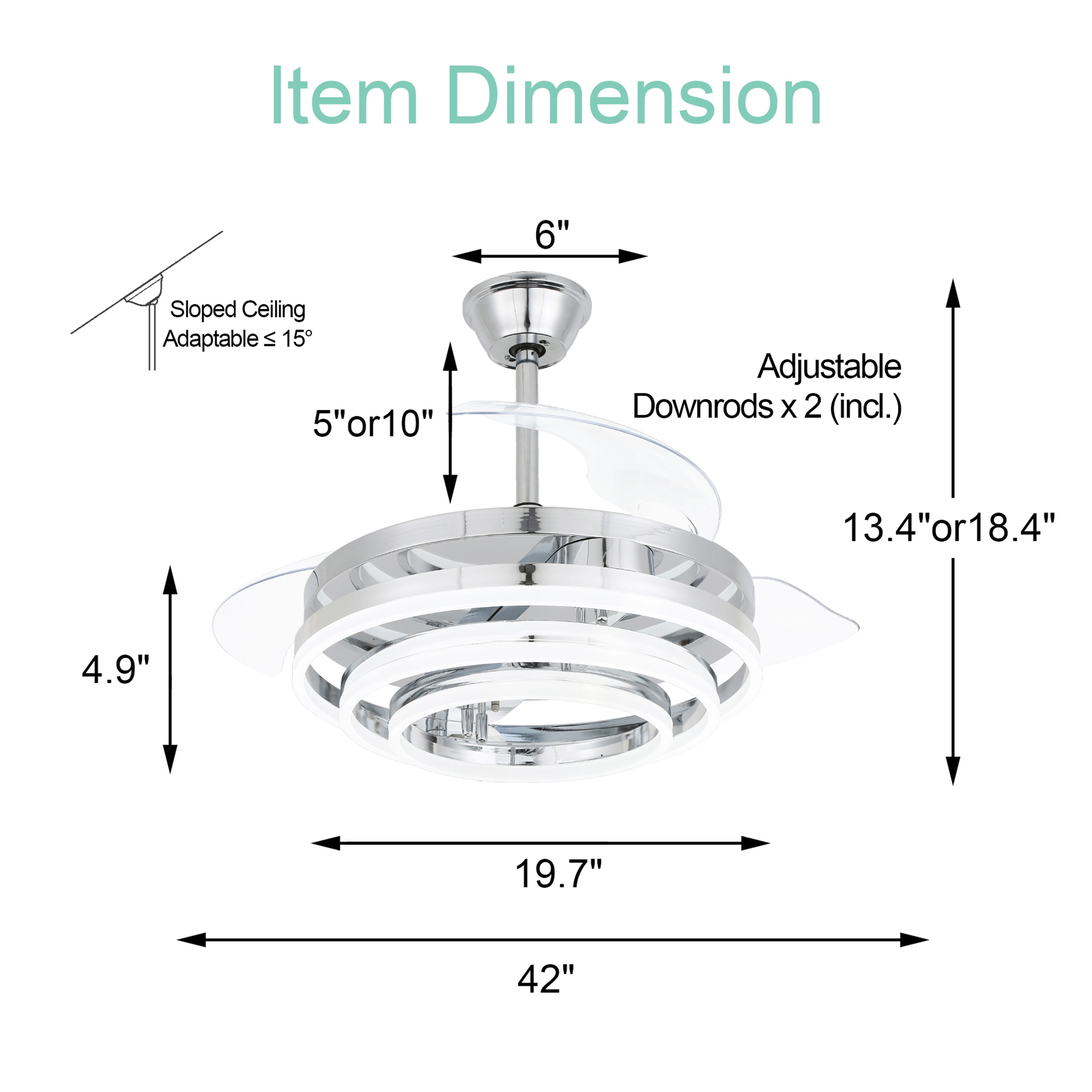 Oaks Decor DC4264-C Ceiling-Fans - View #11