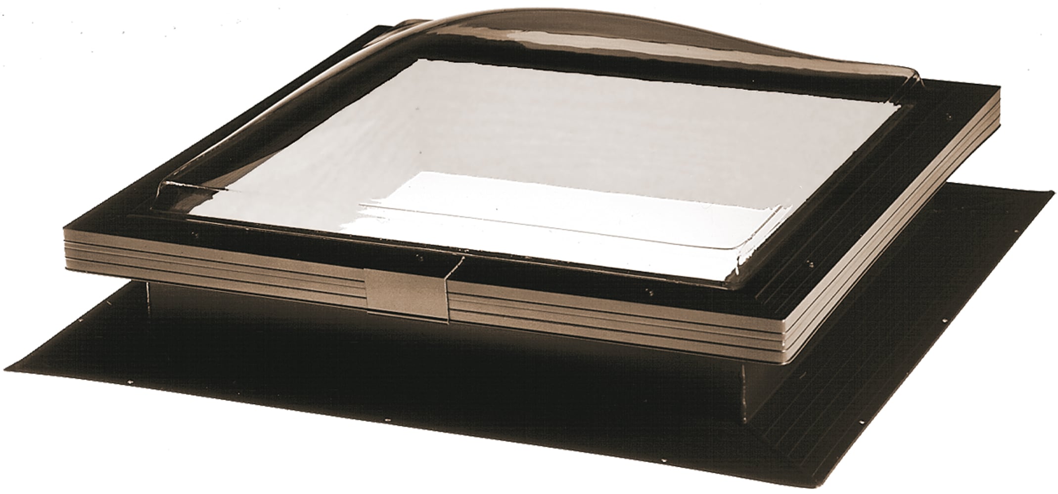 46.5-in x 46.5-in Fixed Self-flashing Skylight with Miami-dade in Bronze | - Sun-Tek HSF.4646.B-C.B