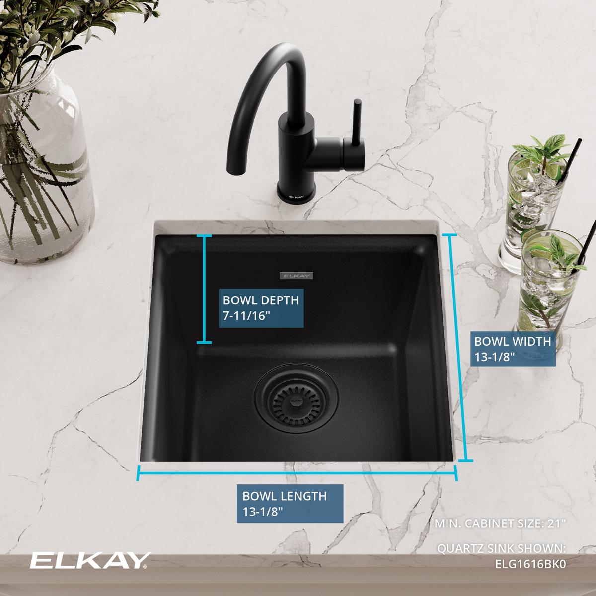 Elkay ELG1616BK0 Kitchen-Sinks - View #5