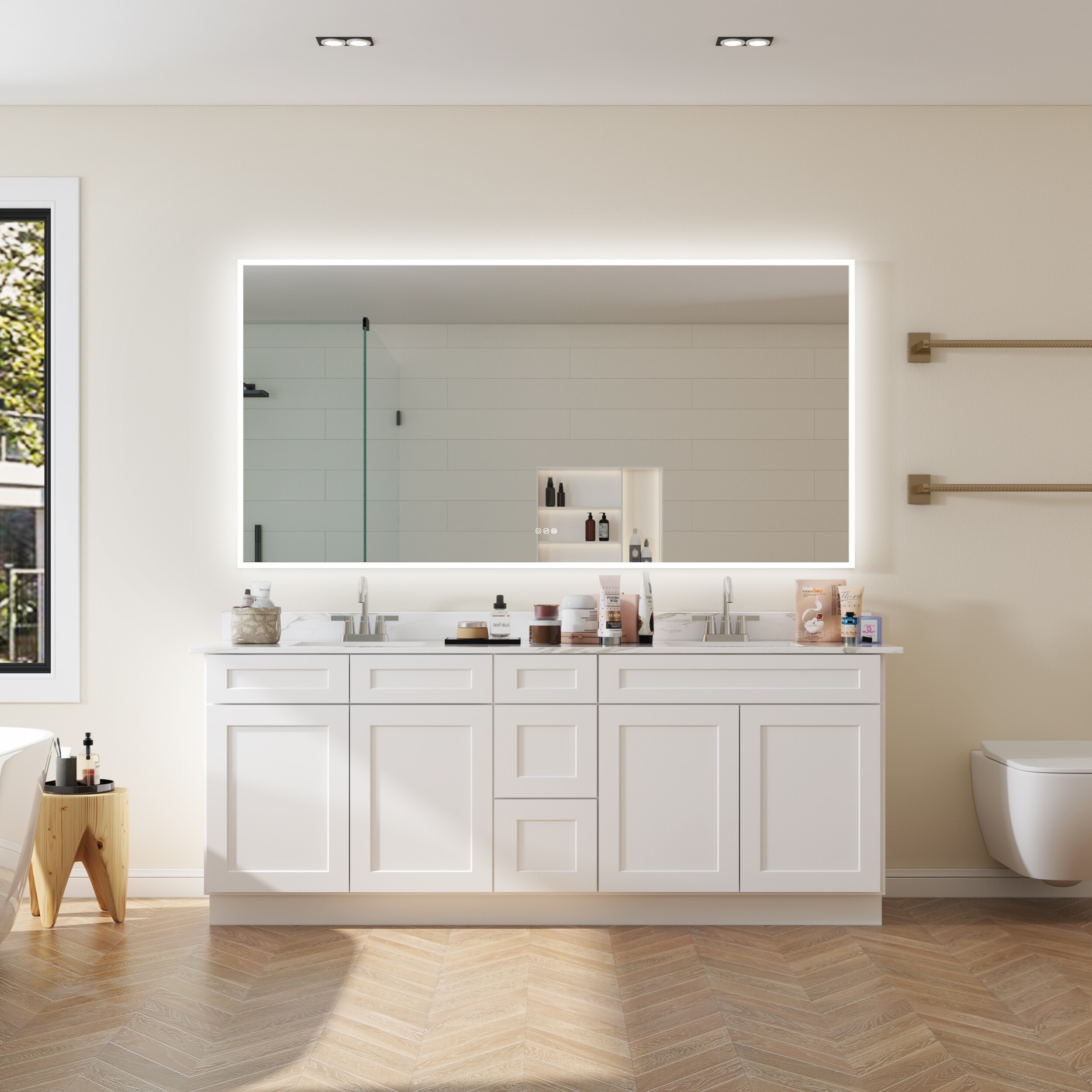 Forclover MRC-W10A8442 Framed-Bath-Mirrors - View #12